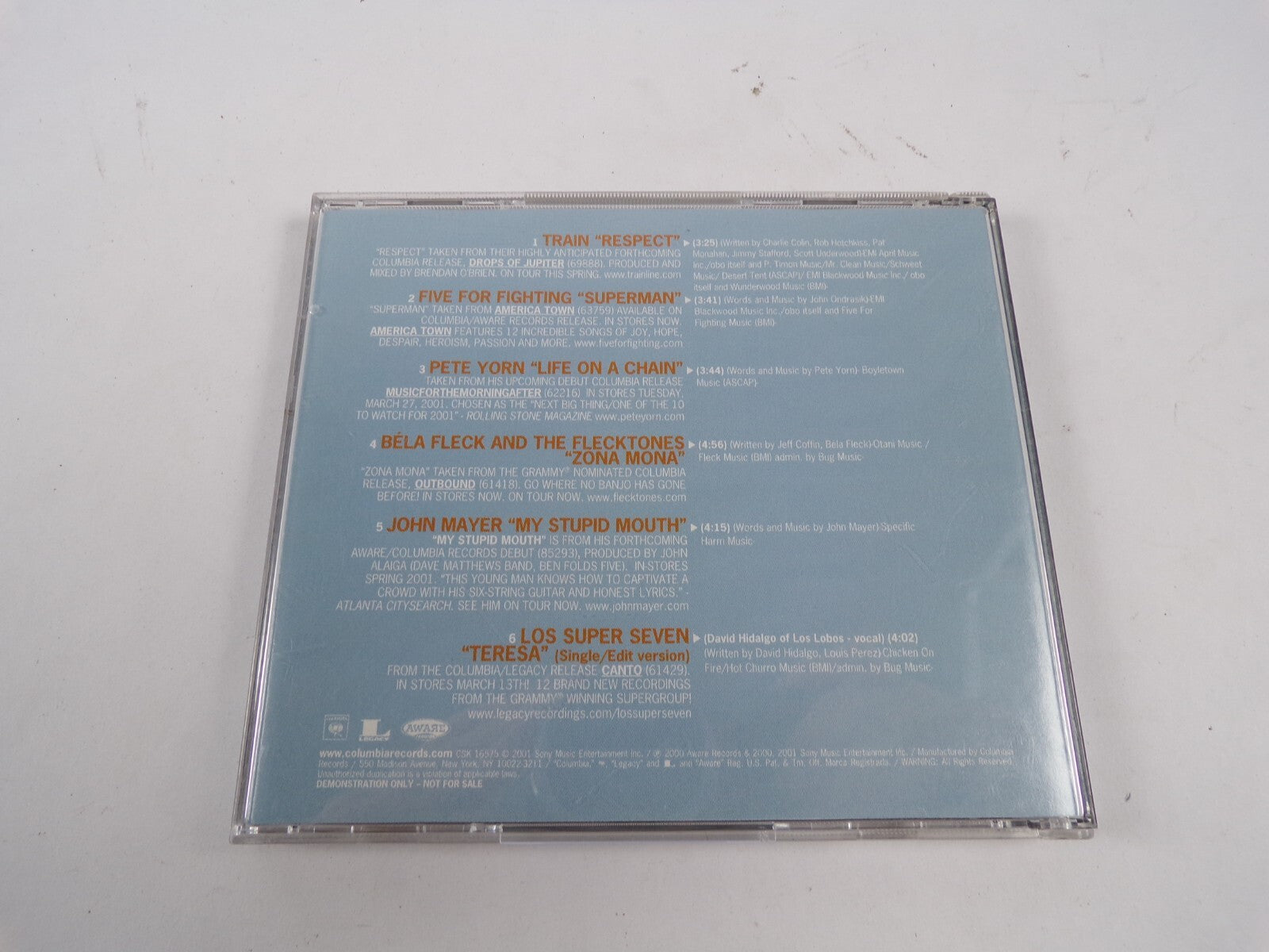 Discovery A Columbia Records New Music Sampler Train Respect Pete Yorn CD#48