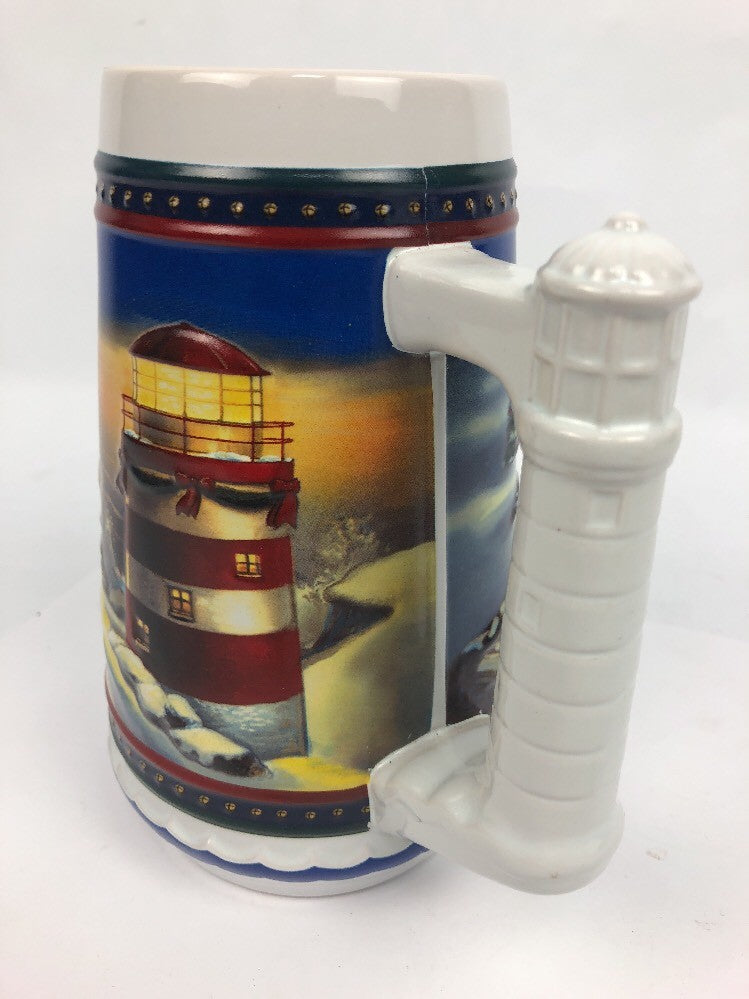 Budweiser Holiday Beer Stein 2002 "Guiding The Way Home" Limited Edition Mug