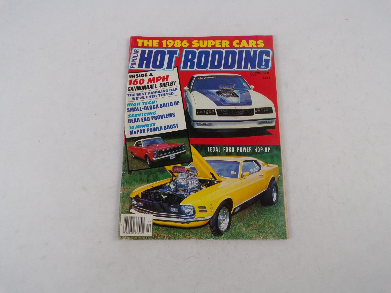 October 1985 Hot Rod Magazine The 1986 Super Cars Inside A 160 MPH Cannonball Sh