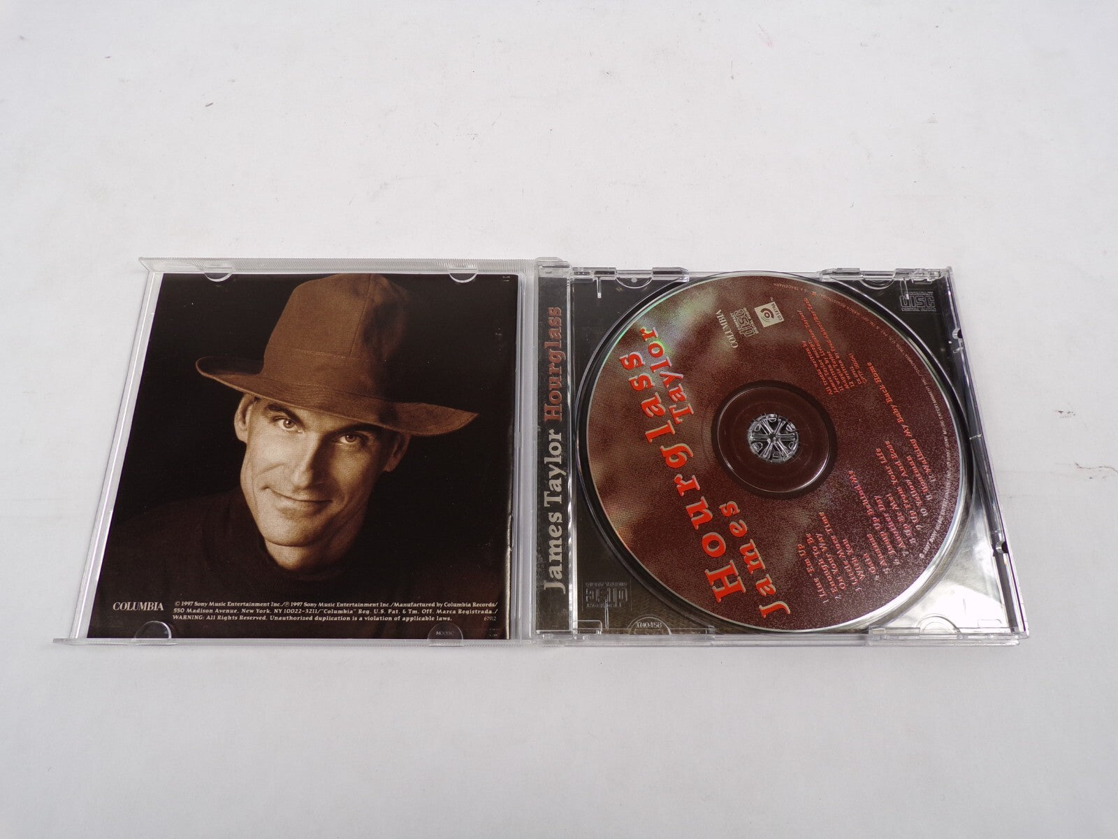 James Taylor Hourglass  Line Em Up Enough To Be On Your Way Little More CD#30
