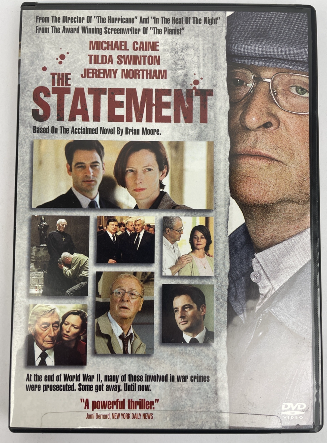 The Statement - DVD Video 2003 Michael Caine Alan Bates w Special Features Mint