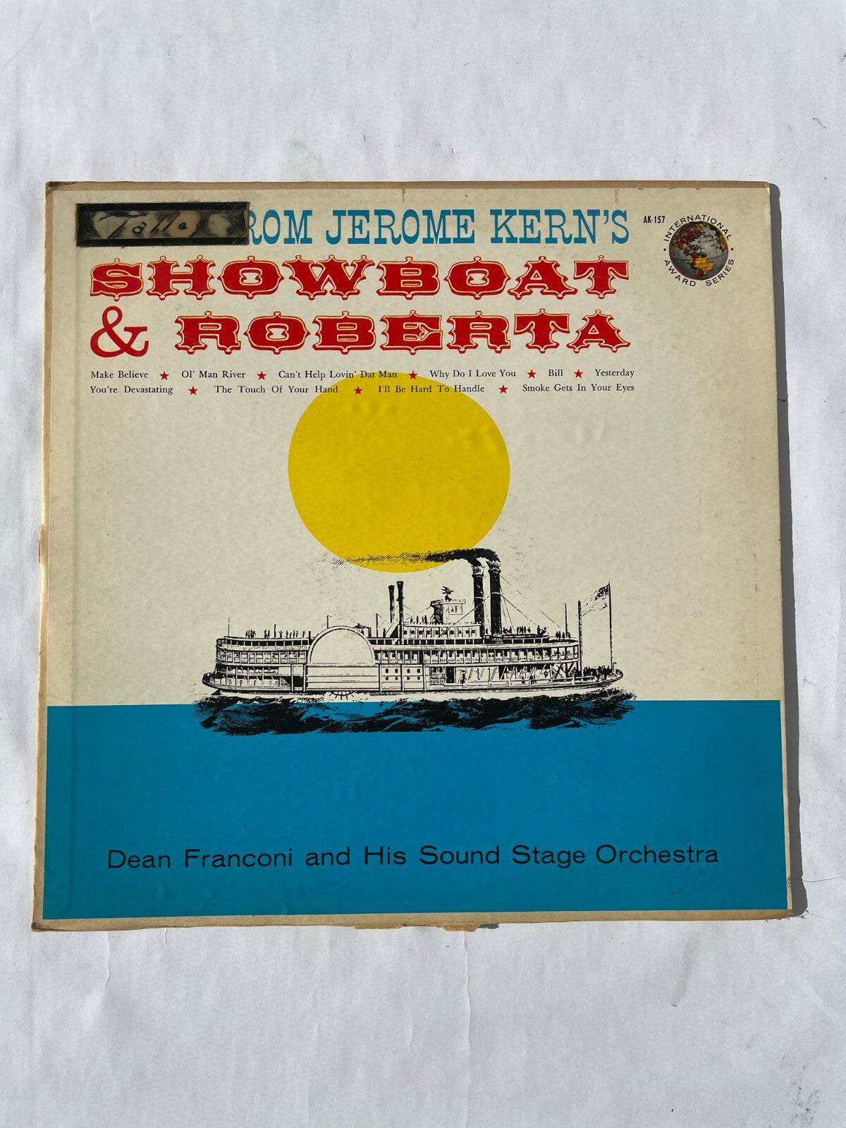 Showboat & Roberta Dean Franconi and His Sound Stage Orchestra Vinyl Record Q10