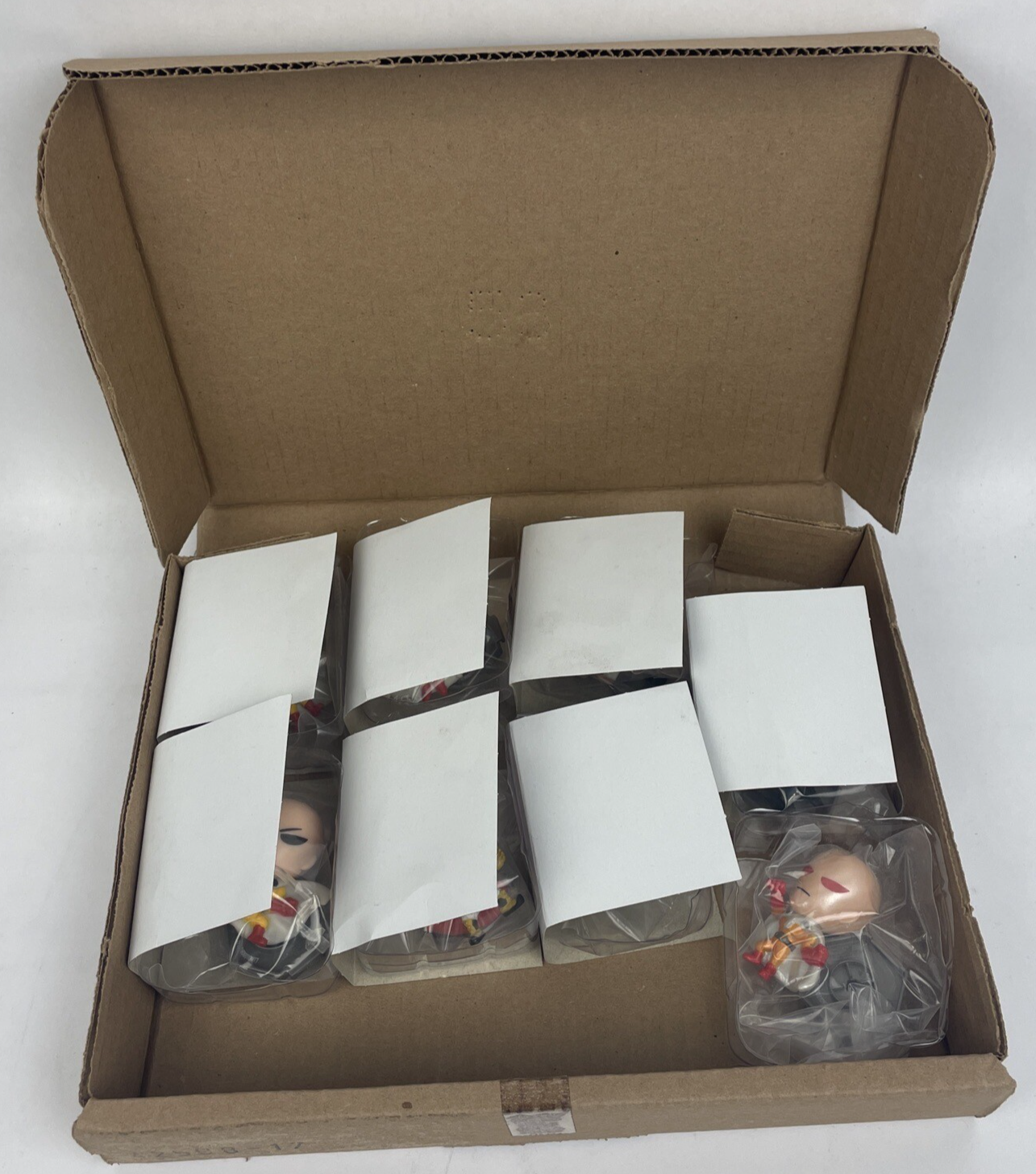LOT (8) x ORIGINAL MINI'S ONE PUNCH MAN SERIES 1 SAITAMA COLLECTIBLE FIGURE SET