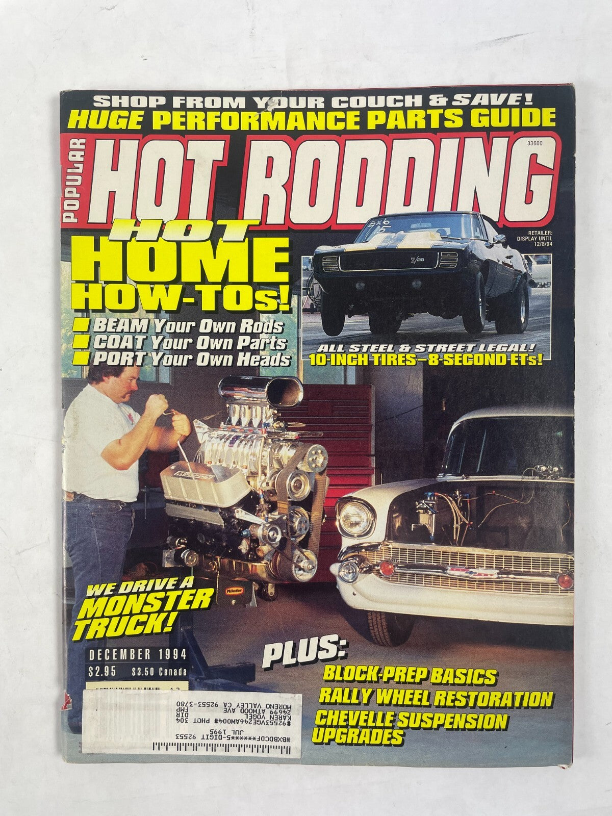 December 1994 Hot Rodding Magazinee Hot Home How - Tos! Beam Your Own Rods Coat
