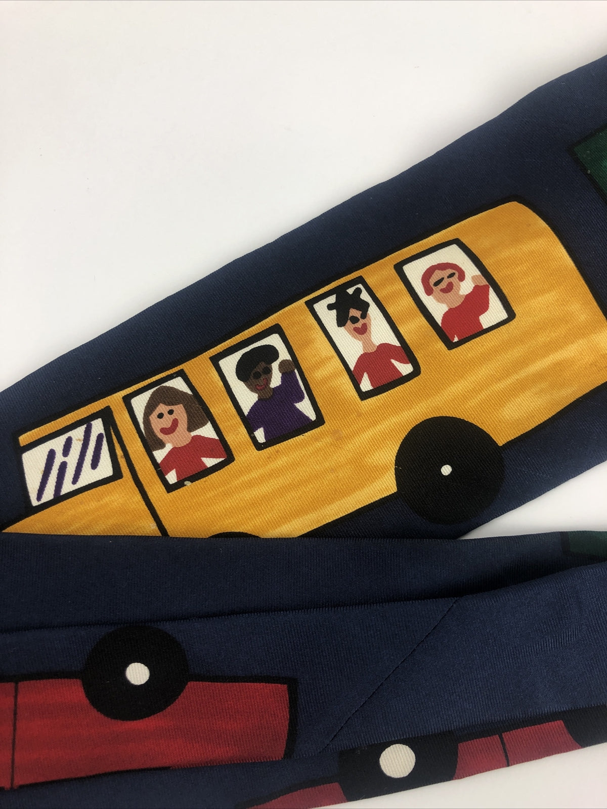 Save The Children " A Childs Education " Men's 100% Silk Necktie Multicolor 56"