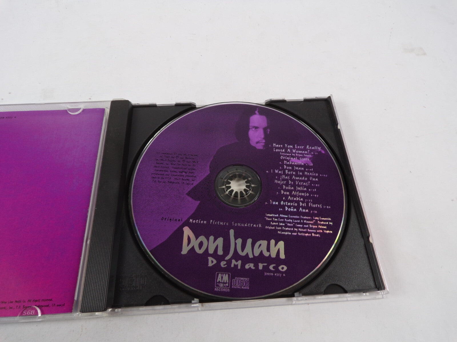 Don Juan Demarco Original Motion Picture Soundtrack Original Score CD #43