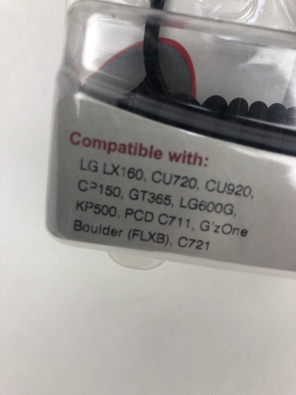 Wireless Solutions Vehicle Power Adapter, New In Package, Model #392070 LG LX160