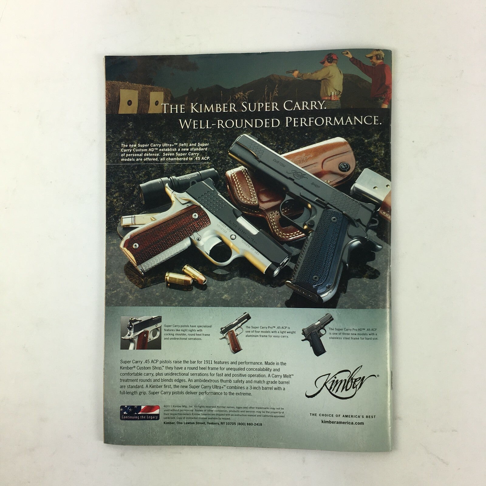 October 2011 Guns Magazine Kimber 9mm Solo Carry Radical Rhino .357 Mag Wheelgun