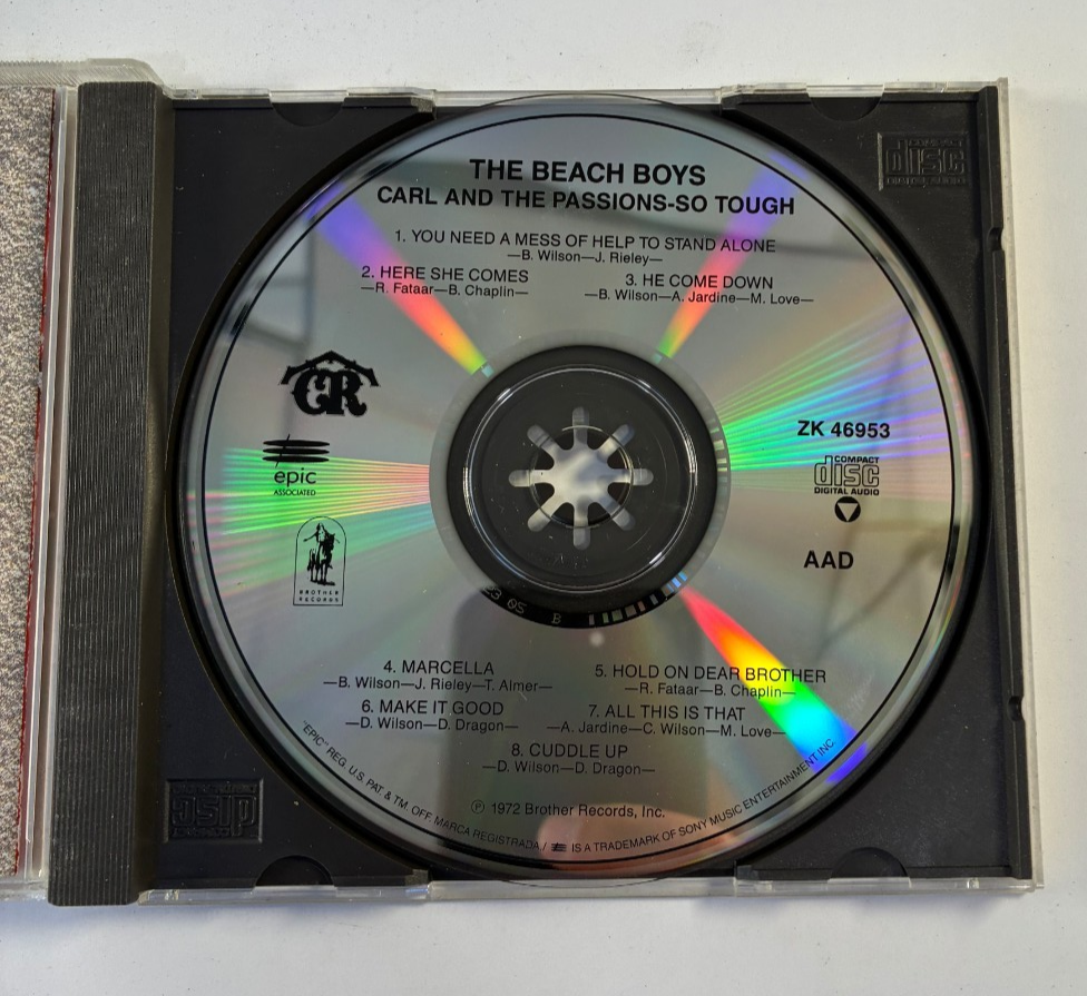 The Beach Boys Carl & the Passions So Tough Brother Epic CD 1991 Remaster