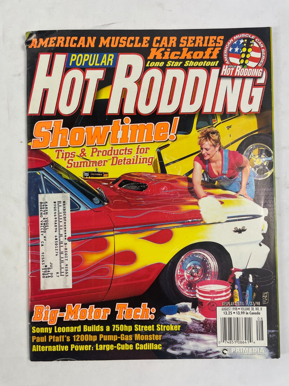 August 1998 Hot Rodding Magazinee Showtime1 Tips & Products For Summer Detailing