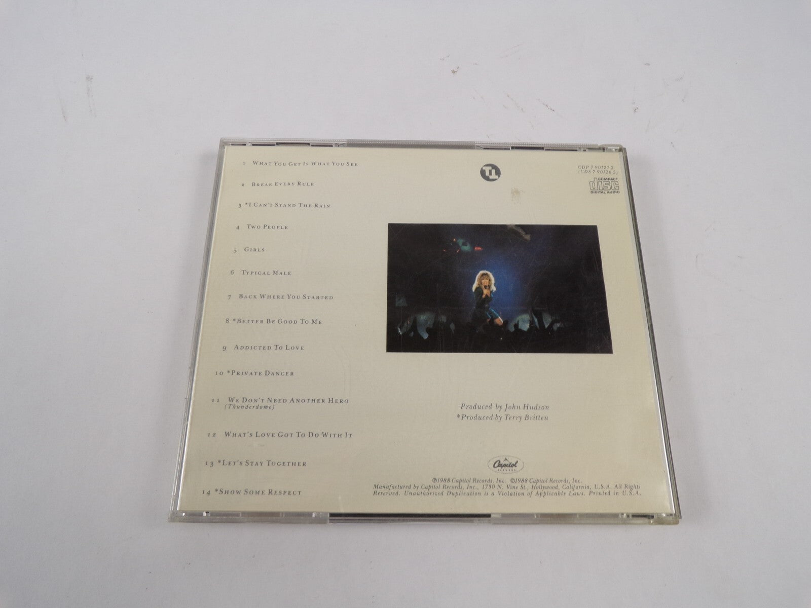 Tina Live in Europe Two People Girls Typical Male Break Every Rule CD#47