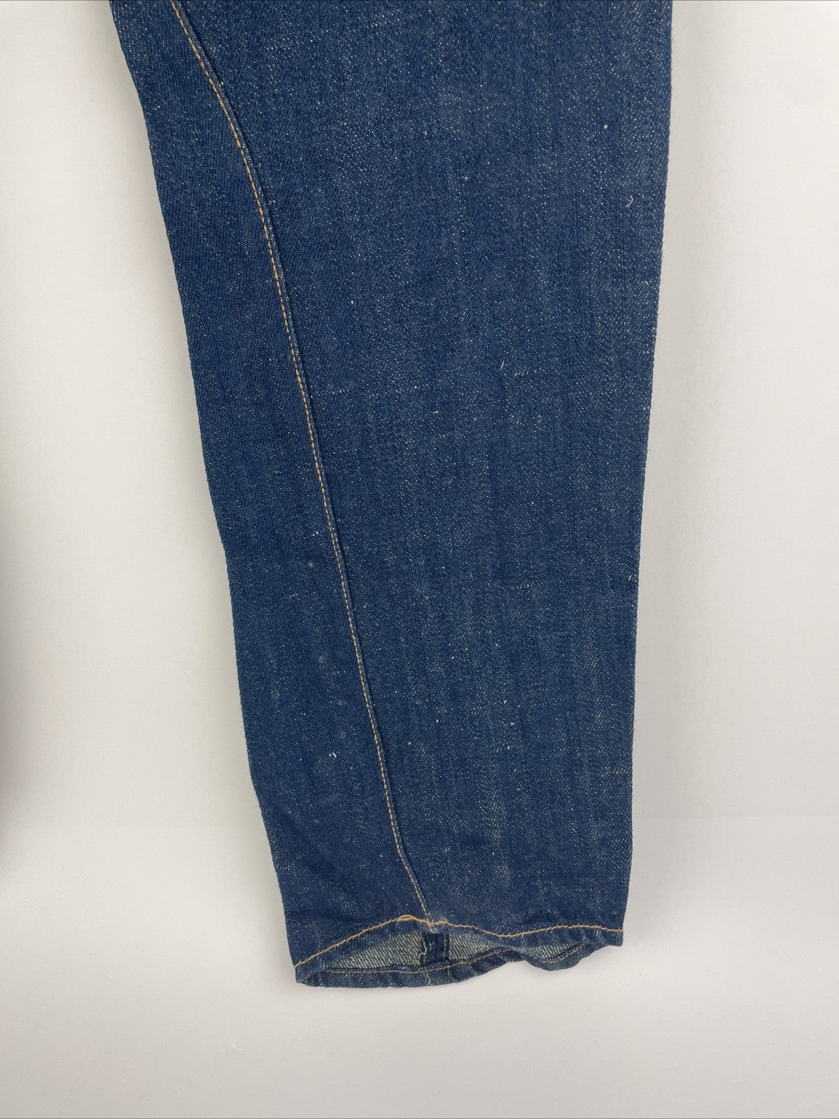Vintage Levi's Hemp Cotton Jeans 26 x 32 USA Made Red Stencil Tag Dark Wash RARE