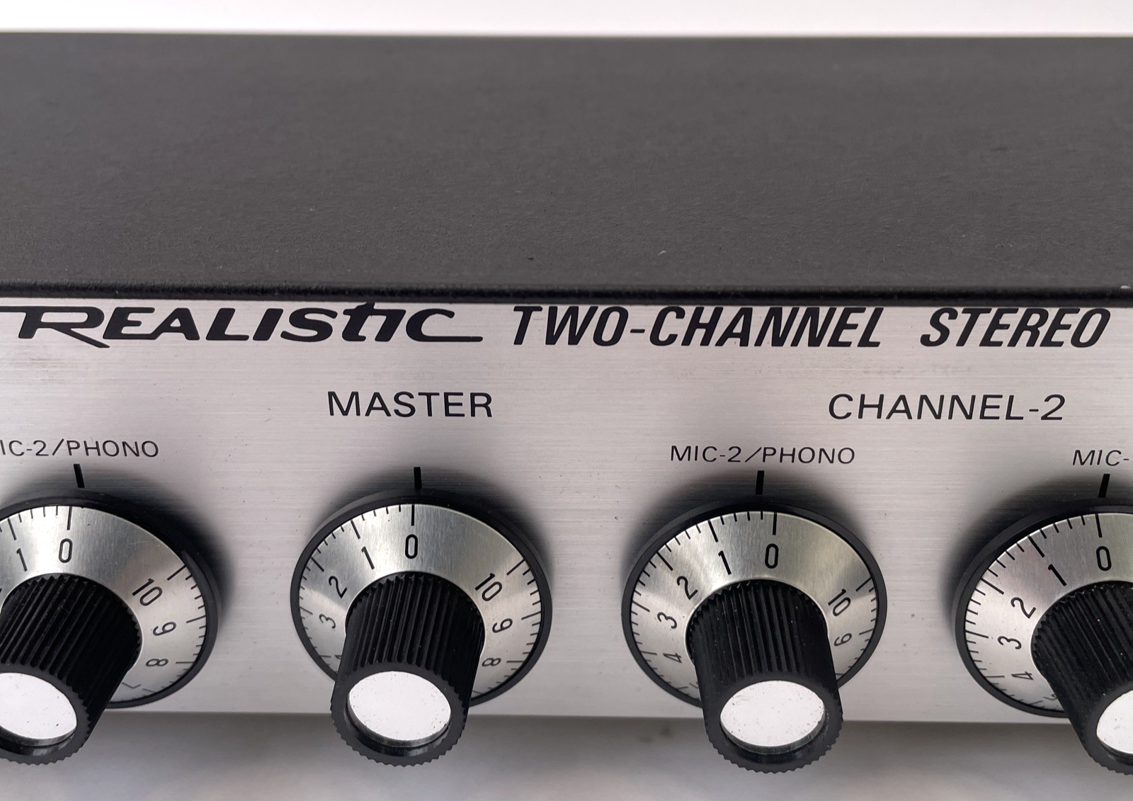 Vintage Realistic Professional Series Stereo Microphone Mixer 2 Channel - JAPAN