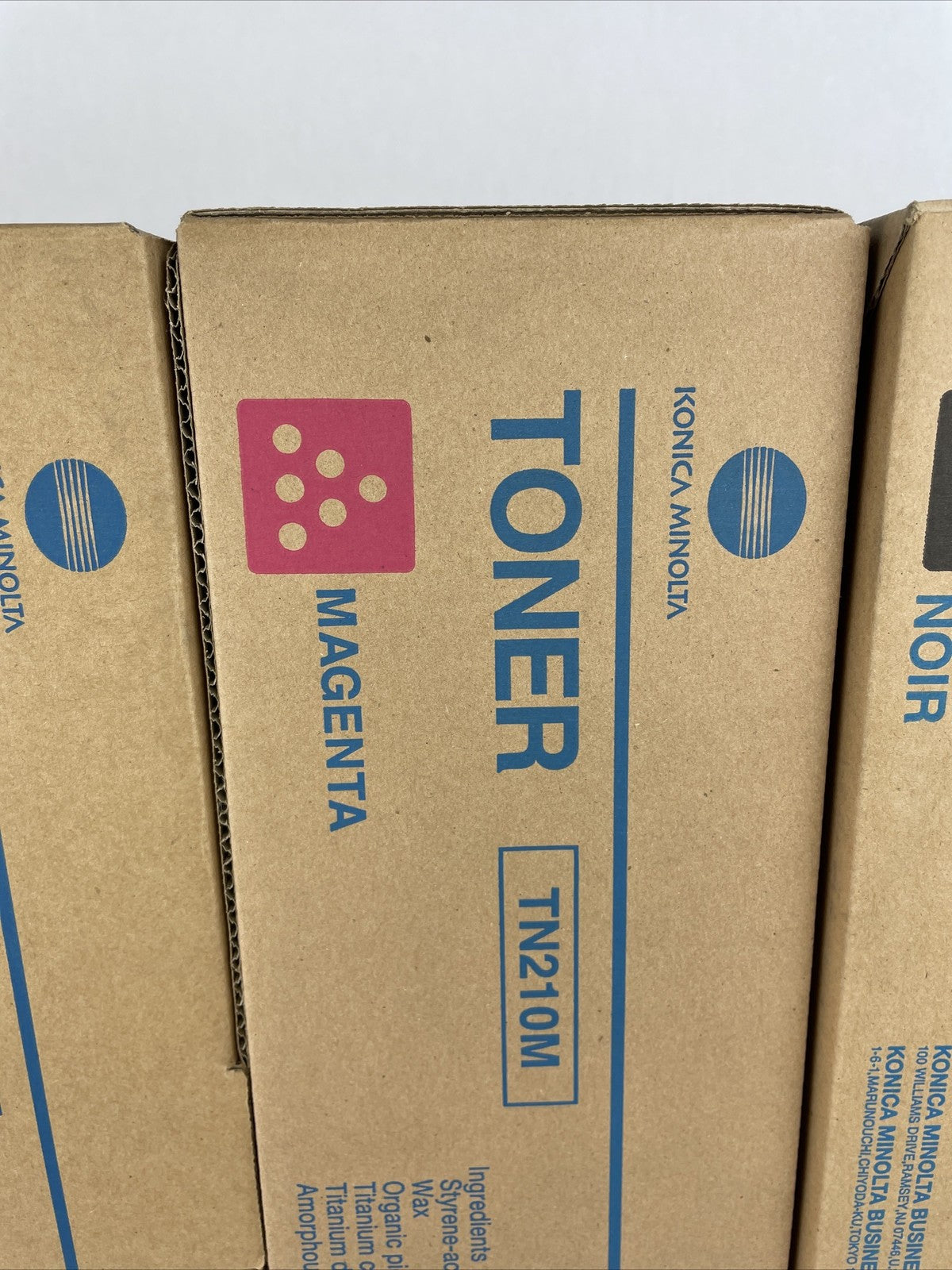 4 New Sealed Genuine Konica Minolta TN210C TN210Y TN210M TN210K Toner Cartridge