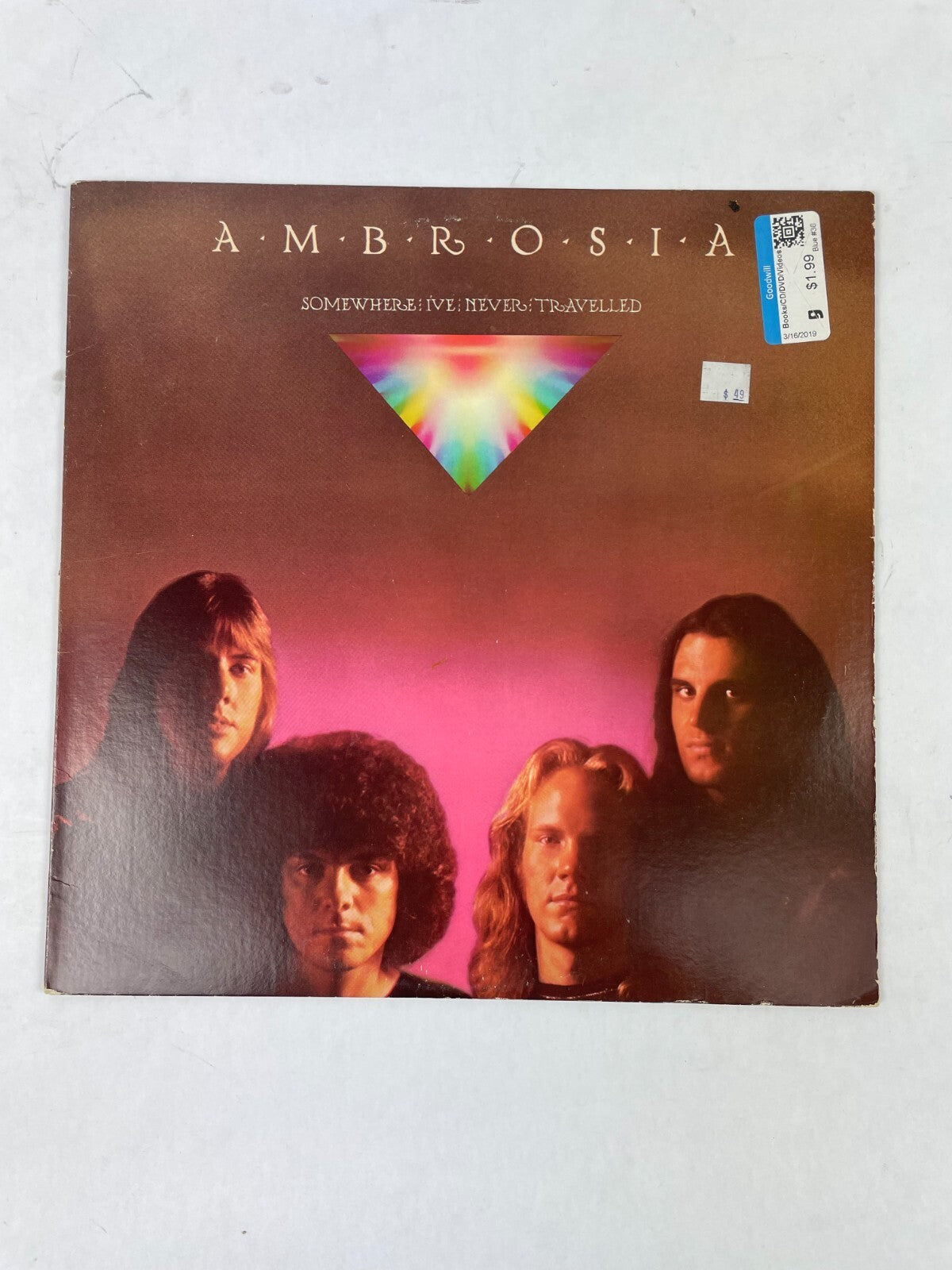 Ambrosia Some Where  I've Never Travelled Cowboy Star Harvey Vinyl Record
