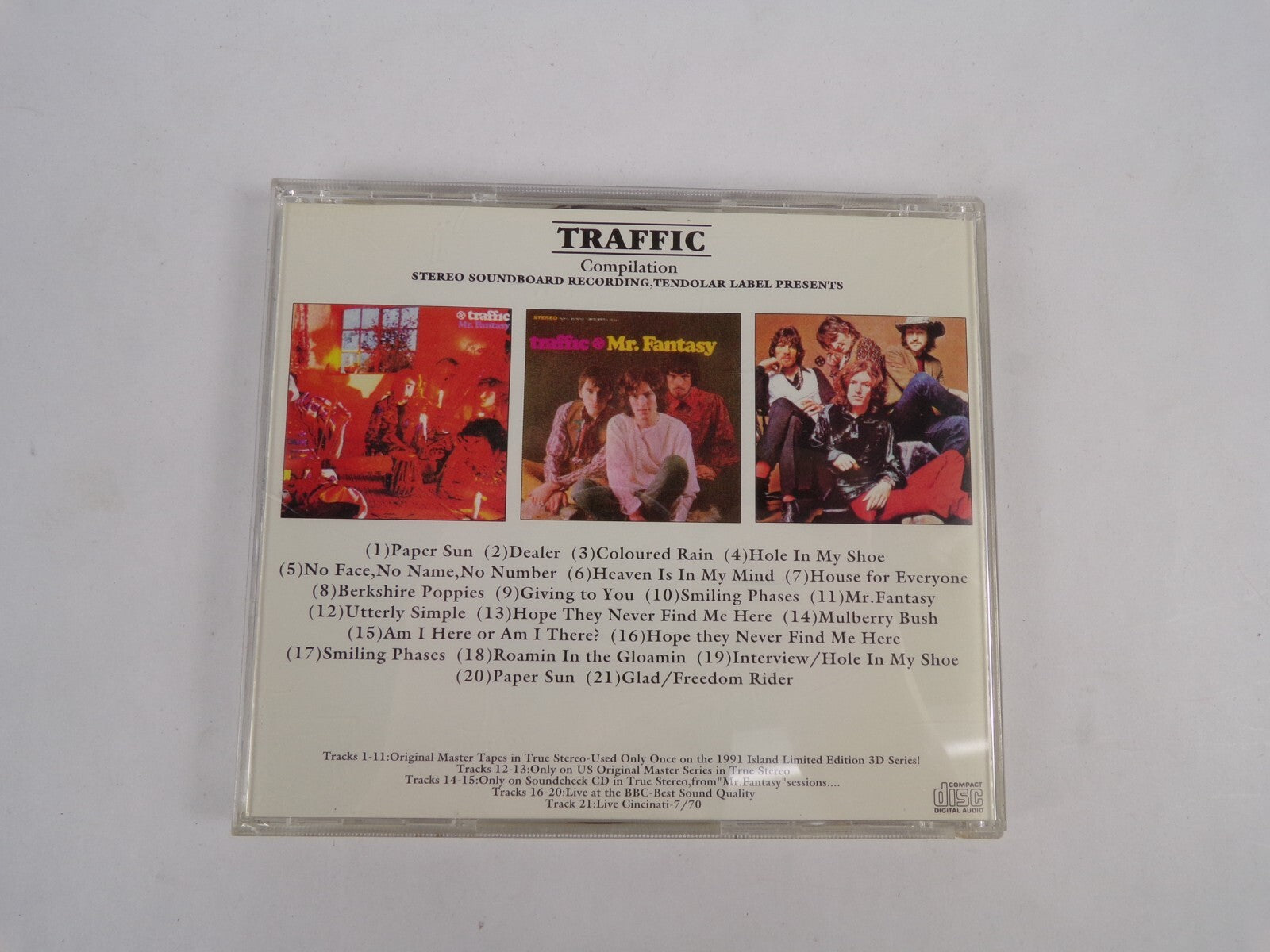The Wet Dreams Of Mr.Fantasy Traffic CD #12