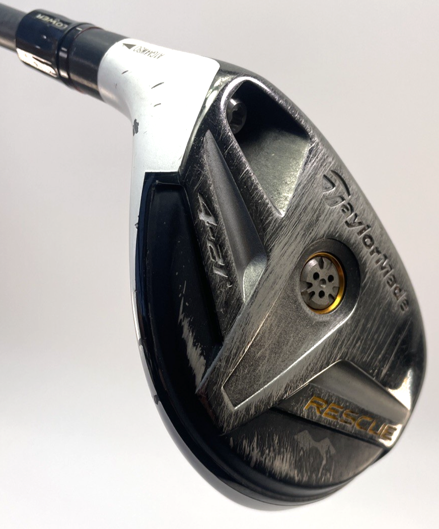 TaylorMade Rescue 11 4 Hybrid 21° Aldila RIP 65g S Mens Left Hand GP Tour wrap