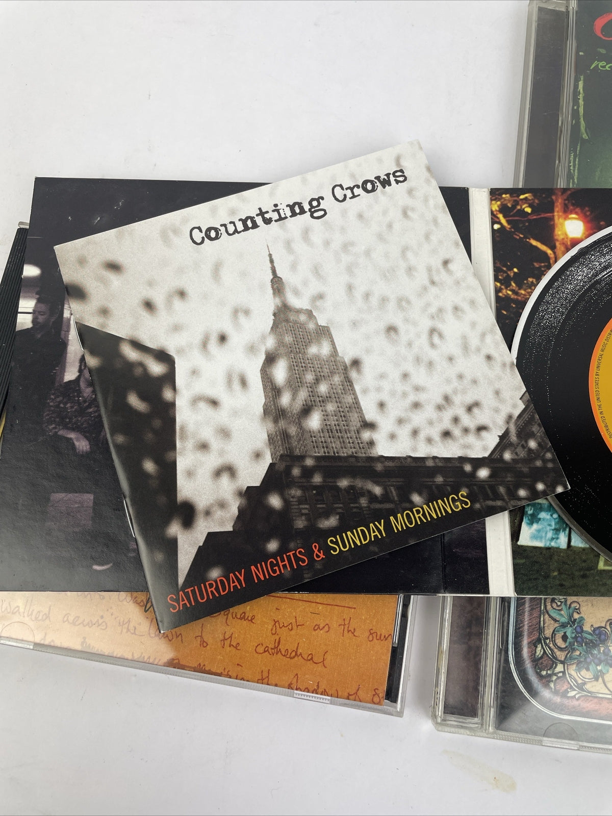 4 x COUNTING CROWS Audio CD LOT - Hard Candy - August & Everything After - SN&SM