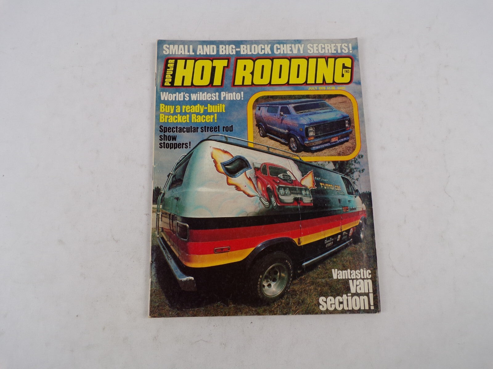 July 1976 Hot Rod Magazine Small And Big-Block Chevy Secrets! World's Wildest