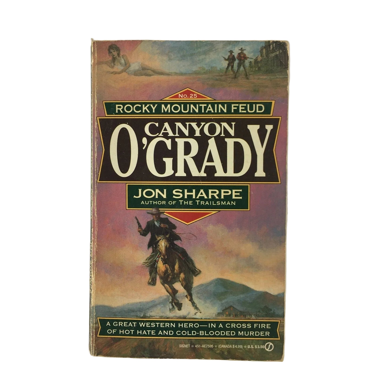 Rocky Mountain Feud Canyon O'Grandy Jon Sharpe Author of the Trailsman