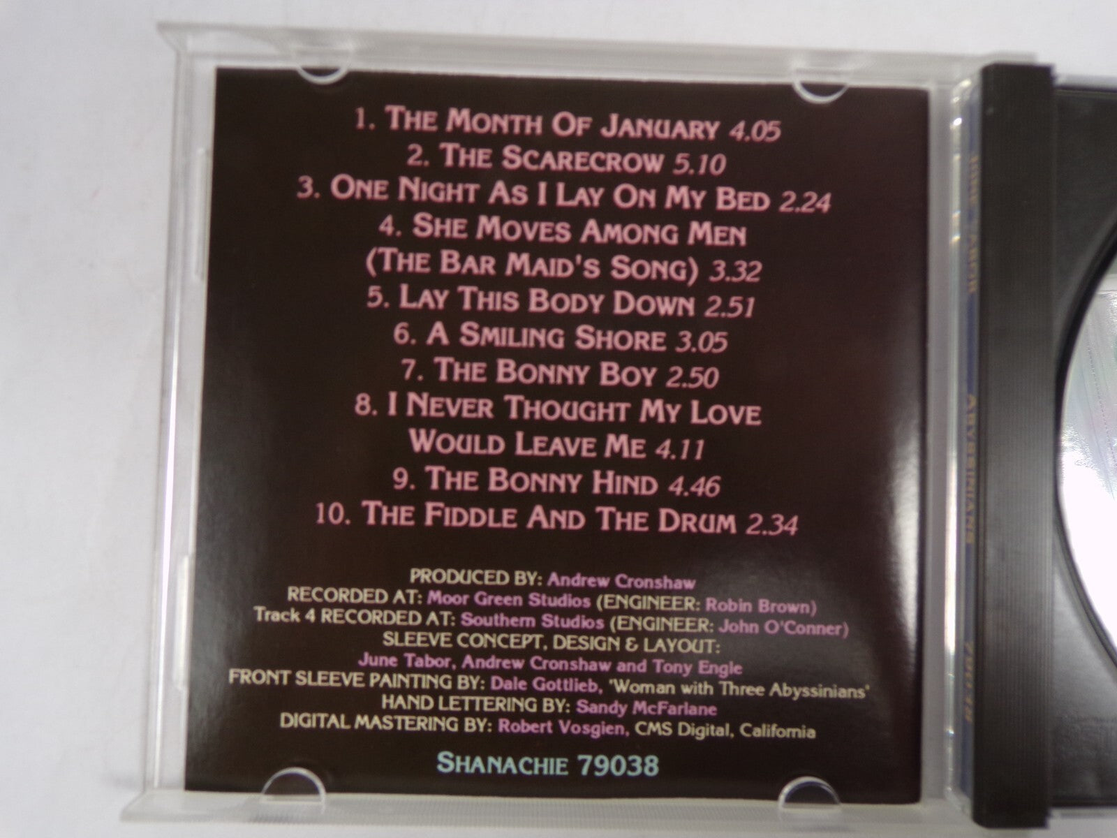 June Tabor Abyssinians CD #31