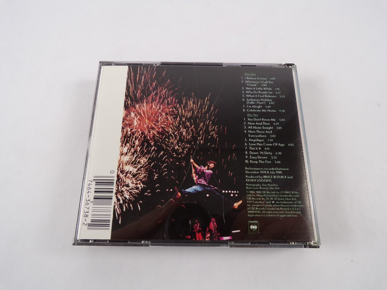 Kenny Loggins Alive I Believe In Love Whenever I Call You Friend Wait A CD#45