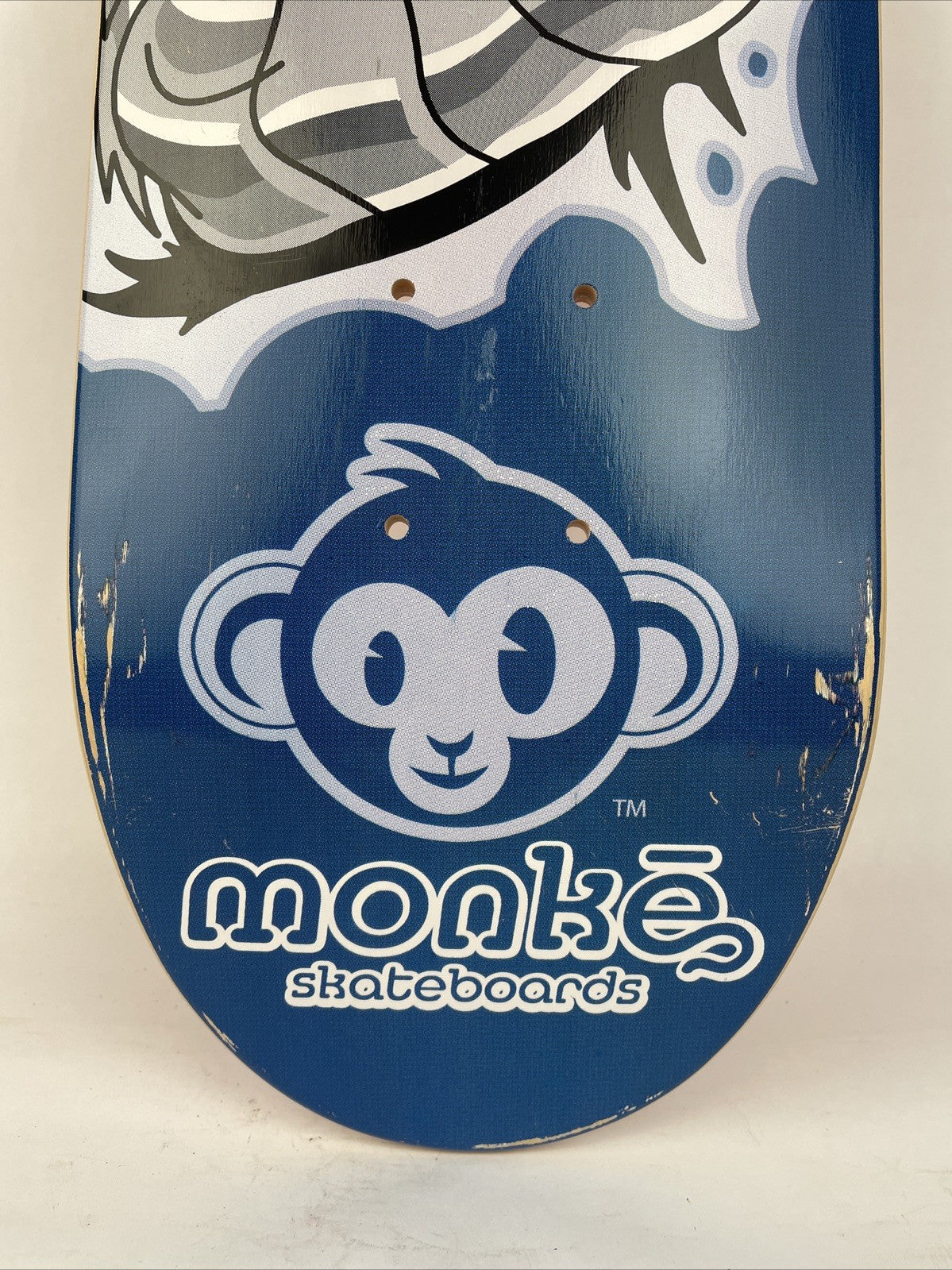 Vintage Monke Skateboards " Super Chimp " Skateboard Deck Vancouver Canada 8" eh