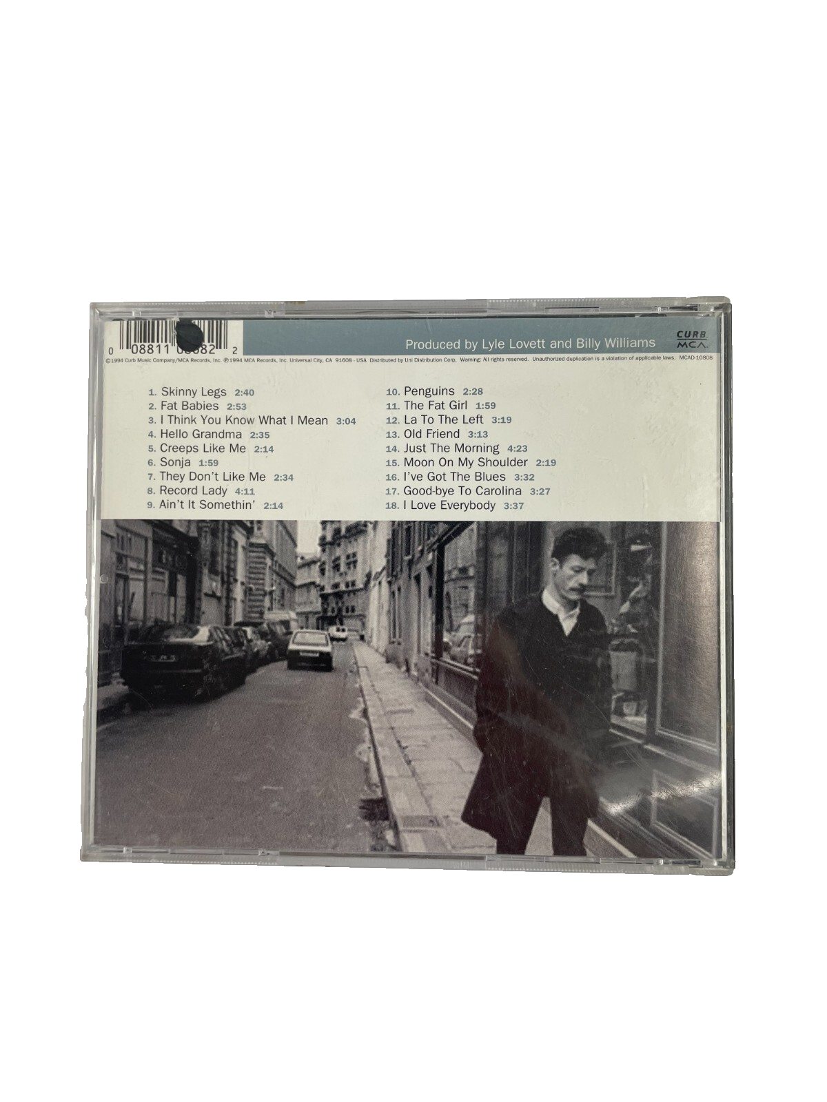 Lyle Lovett  I Love Everybody Skinny Legs Fat Babies Hello Grandma Sonja CD#14