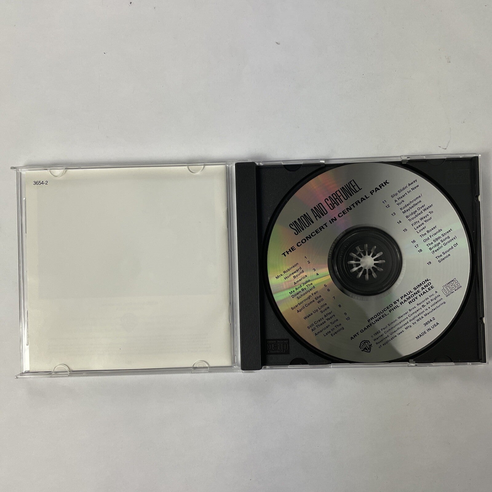 Simon & Garfunkel - The Concert In Central Park CD (1981)  #20