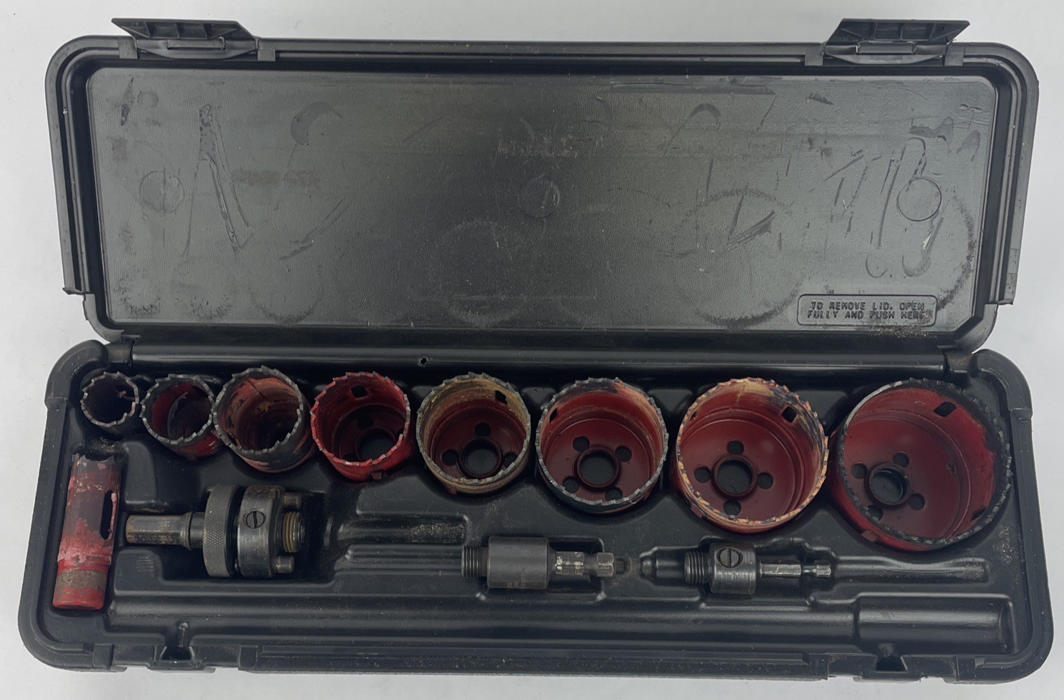 MORSE MAINTENANCE MASTER COBALT BI-METAL HOLE SAW KIT AV100 USA 12 Pc