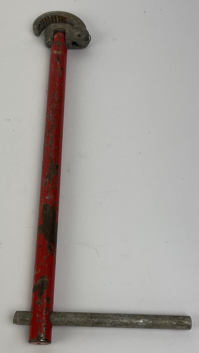 Vintage Chicago Specialty Speedy Basin Wrench Sink Tool 12" Long Made USA Used