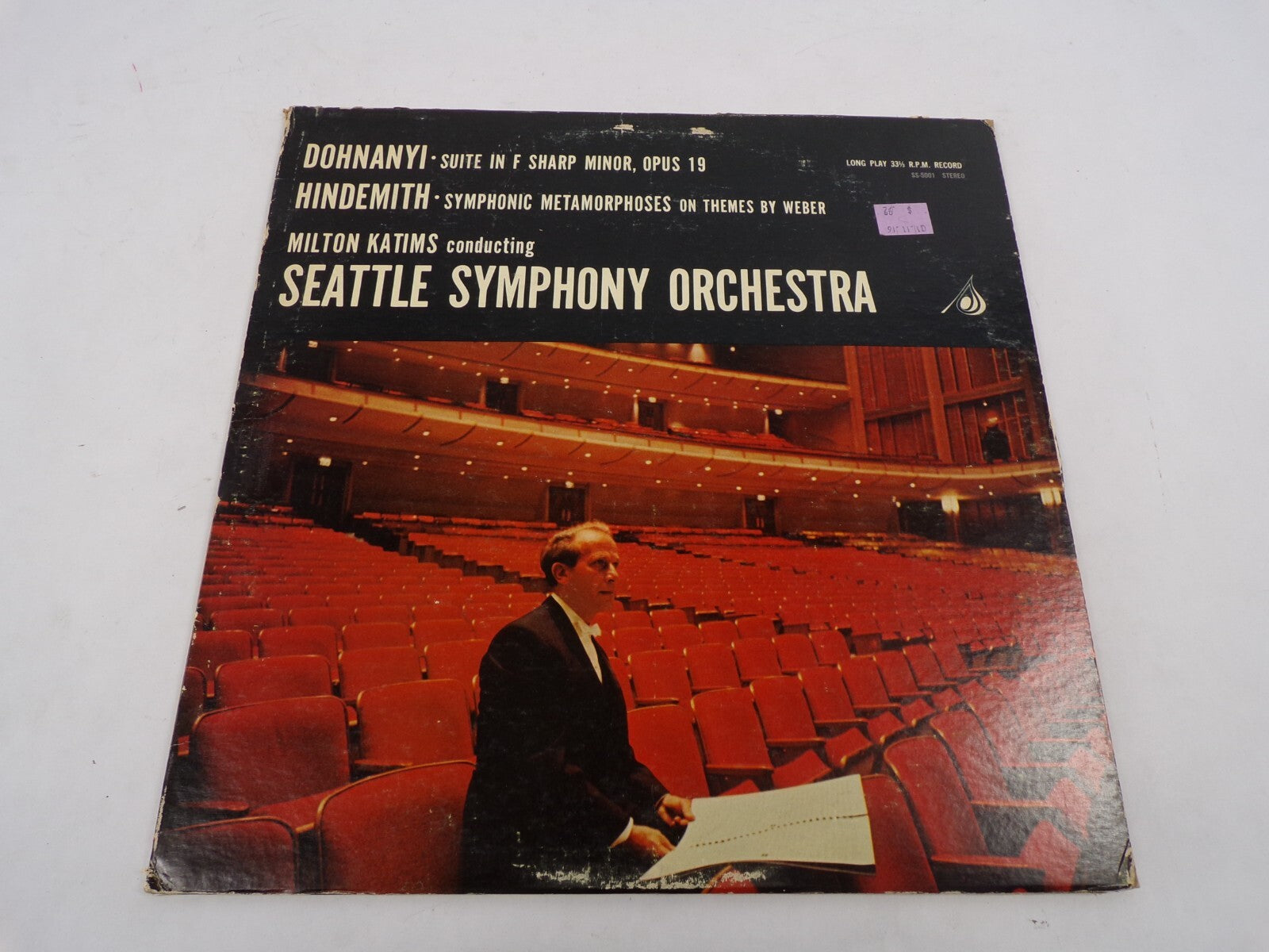 Seattle Symphony Orchestra Dohnayi- Suite In F Sharp Minor, Opus 19 Hindemith