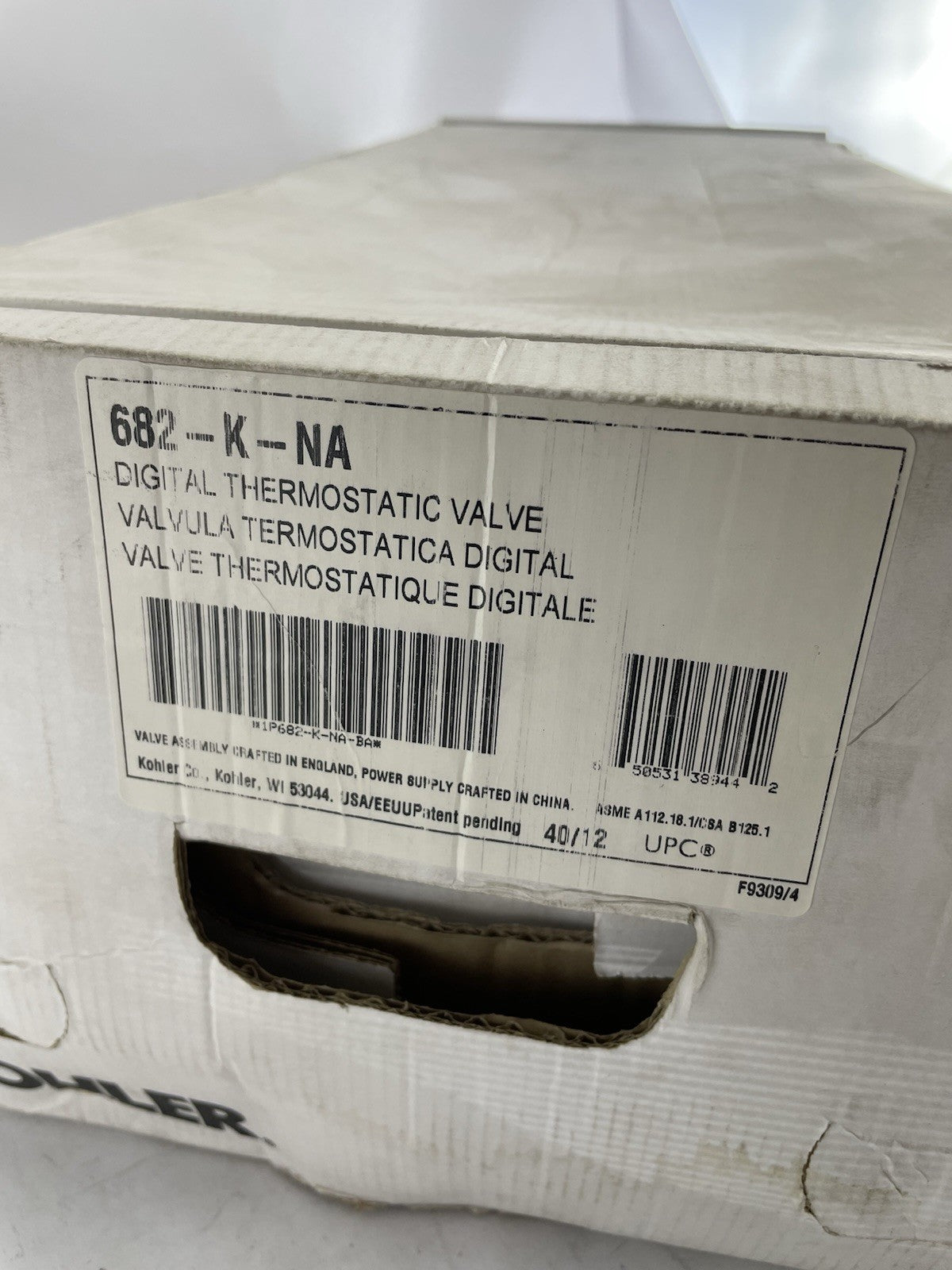 Kohler K-682-K-NA DTV Six Port Thermostatic Valve 6 Output 3/4" diverter New Box