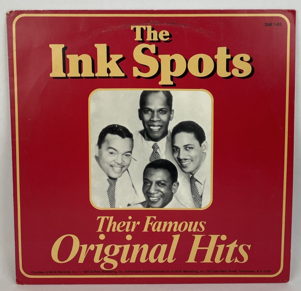 The Ink Spots Their Famous Original Hits Vintage Vinyl LP Record Album SMI 1-83