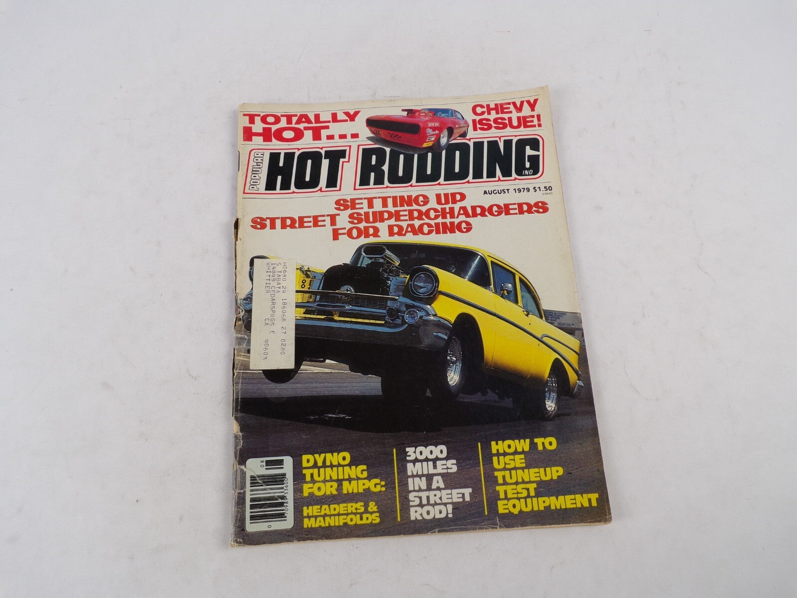 August 1979 Hot Rod Magazine Totally Hot Chevy Issue! Setting Up Street supercha