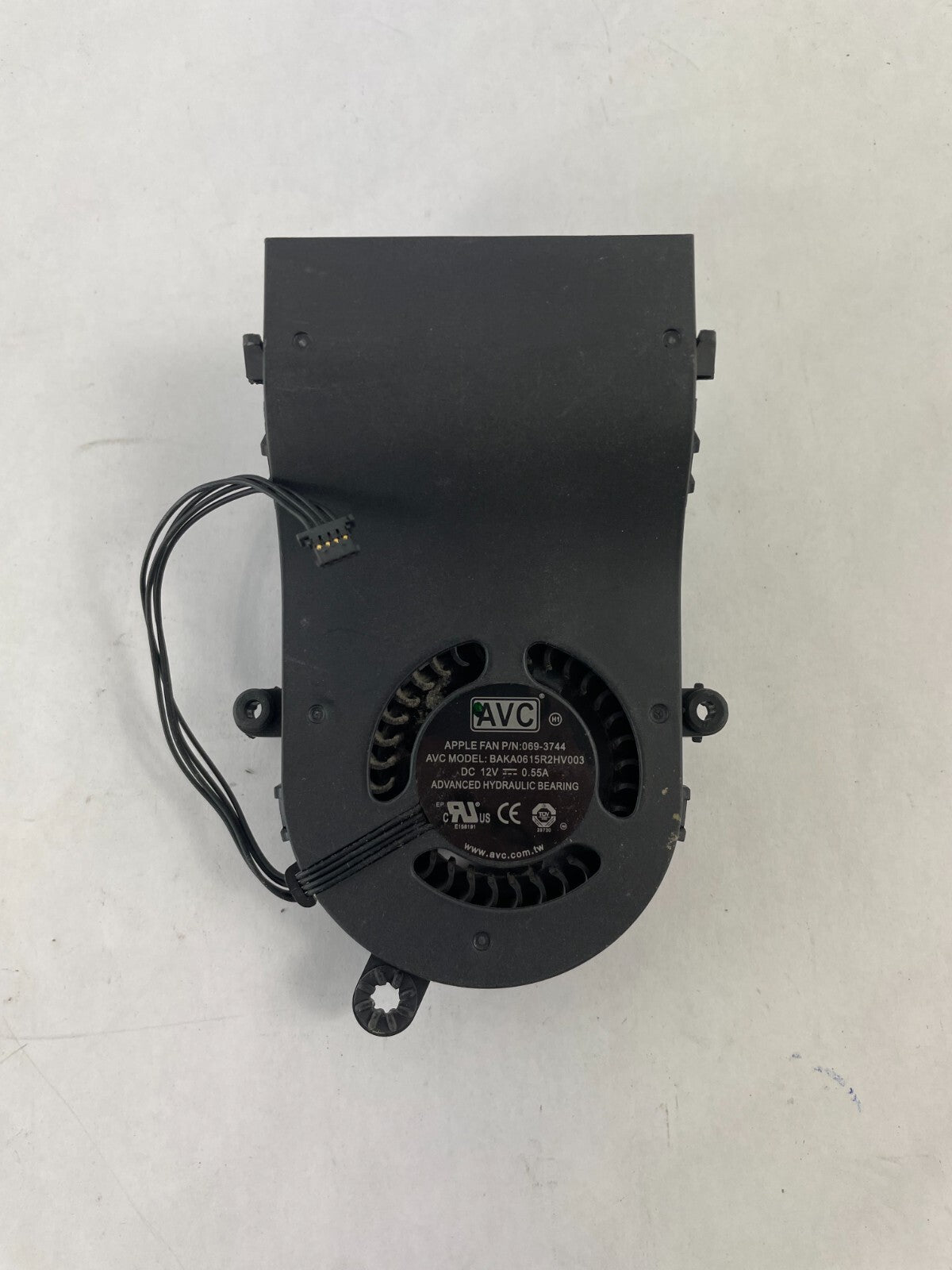 AVC Apple Fan P/N 069-3744 Model BAJA0615R2HV0 DC12V - Wire CPU Cooling Fan