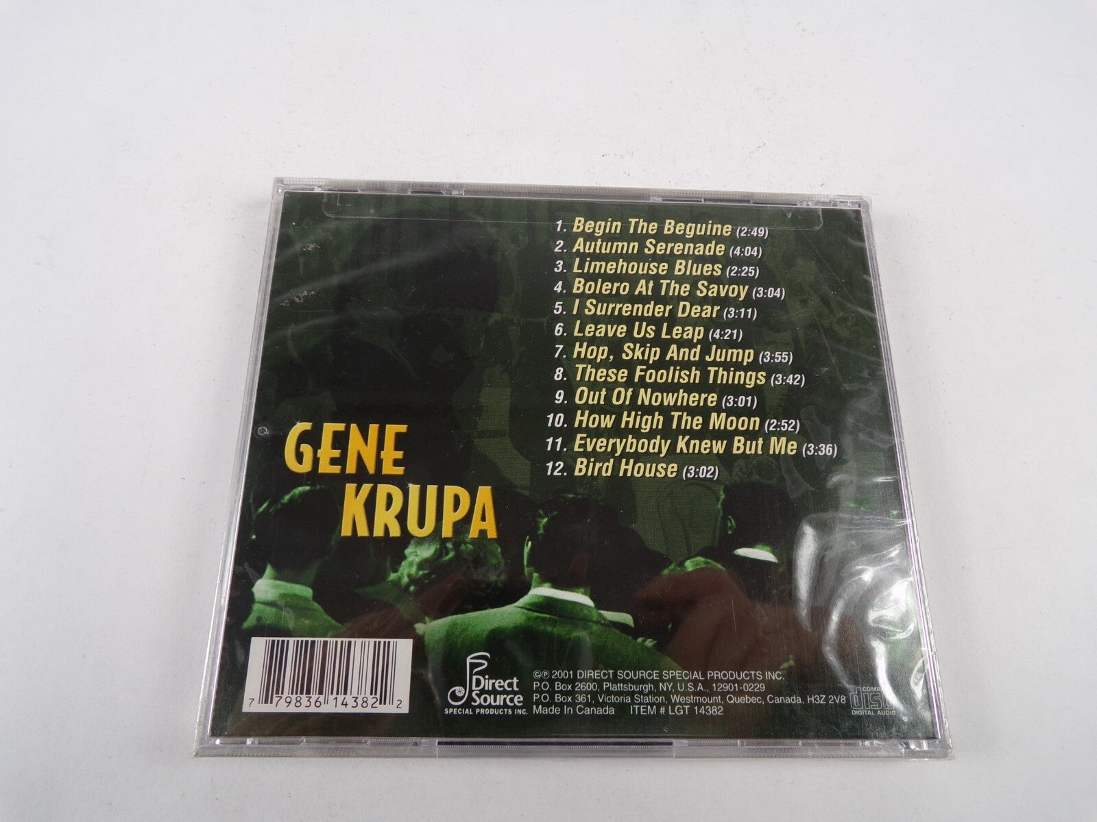 Gene Krupa Begin The Beguine Autumn Serenade Limehouse Blues Bird House CD#30