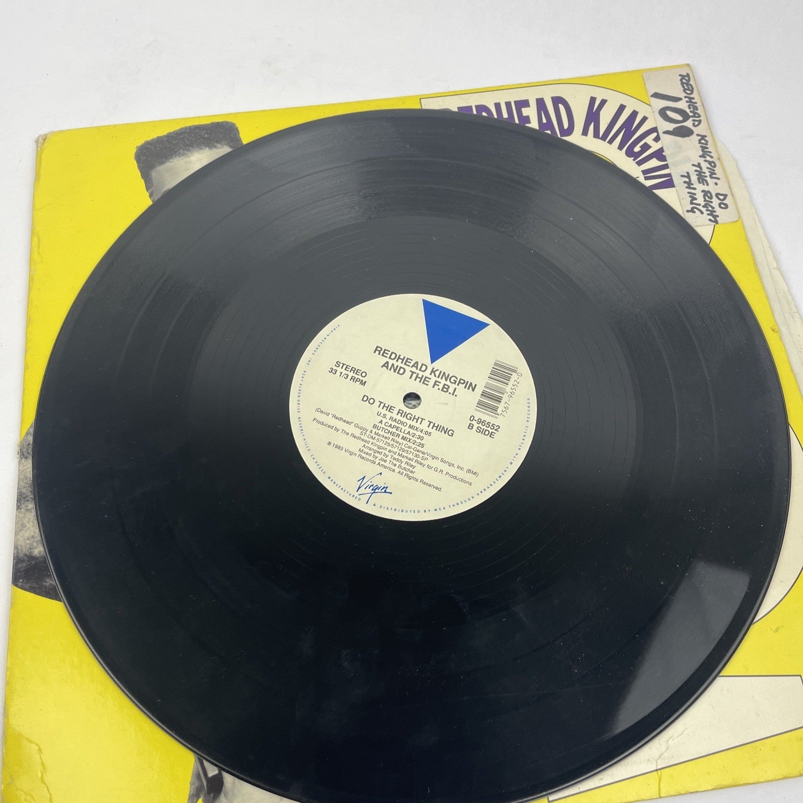 Redhead Kingpin and The F.B.I. - Do the Right Thing [ 1989 Vinyl 12" Single ]