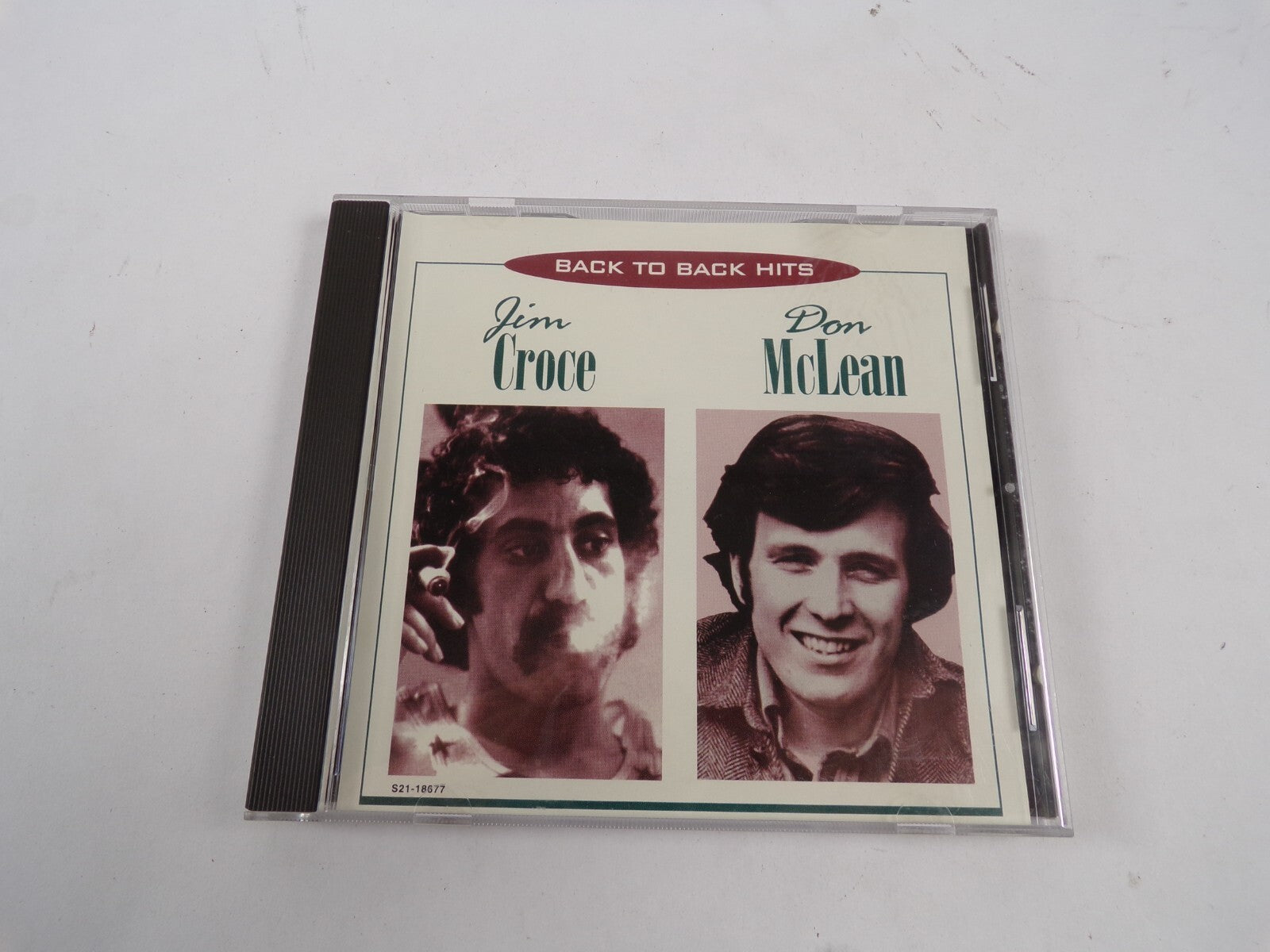 Back To Back Hits Jim Croce Don McLean American Pie I Got A Name Dreidel CD#48