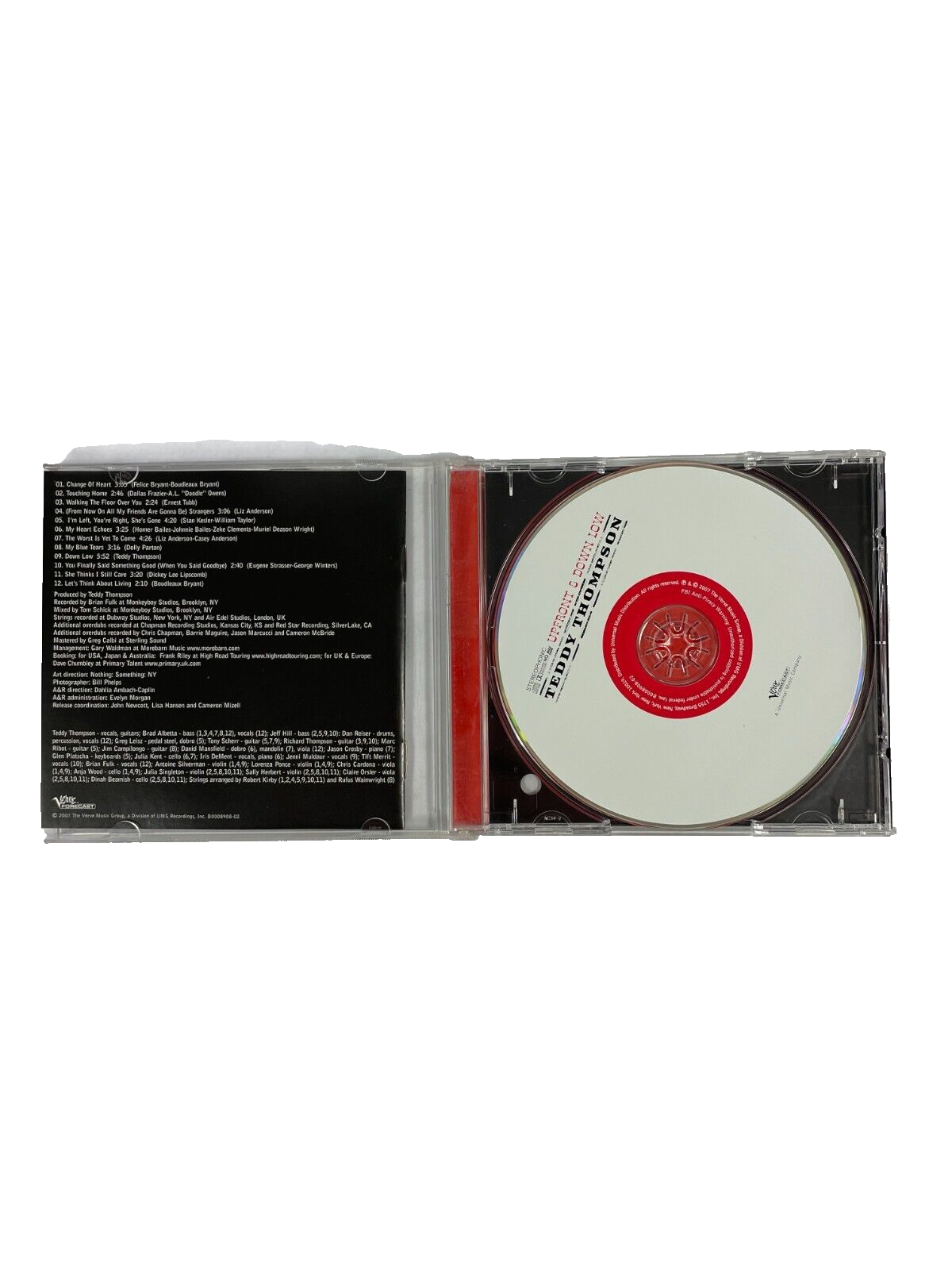 Teddy Thompson Upfront & Down Low Change Of Heart Touchig Home My Heart #S-T