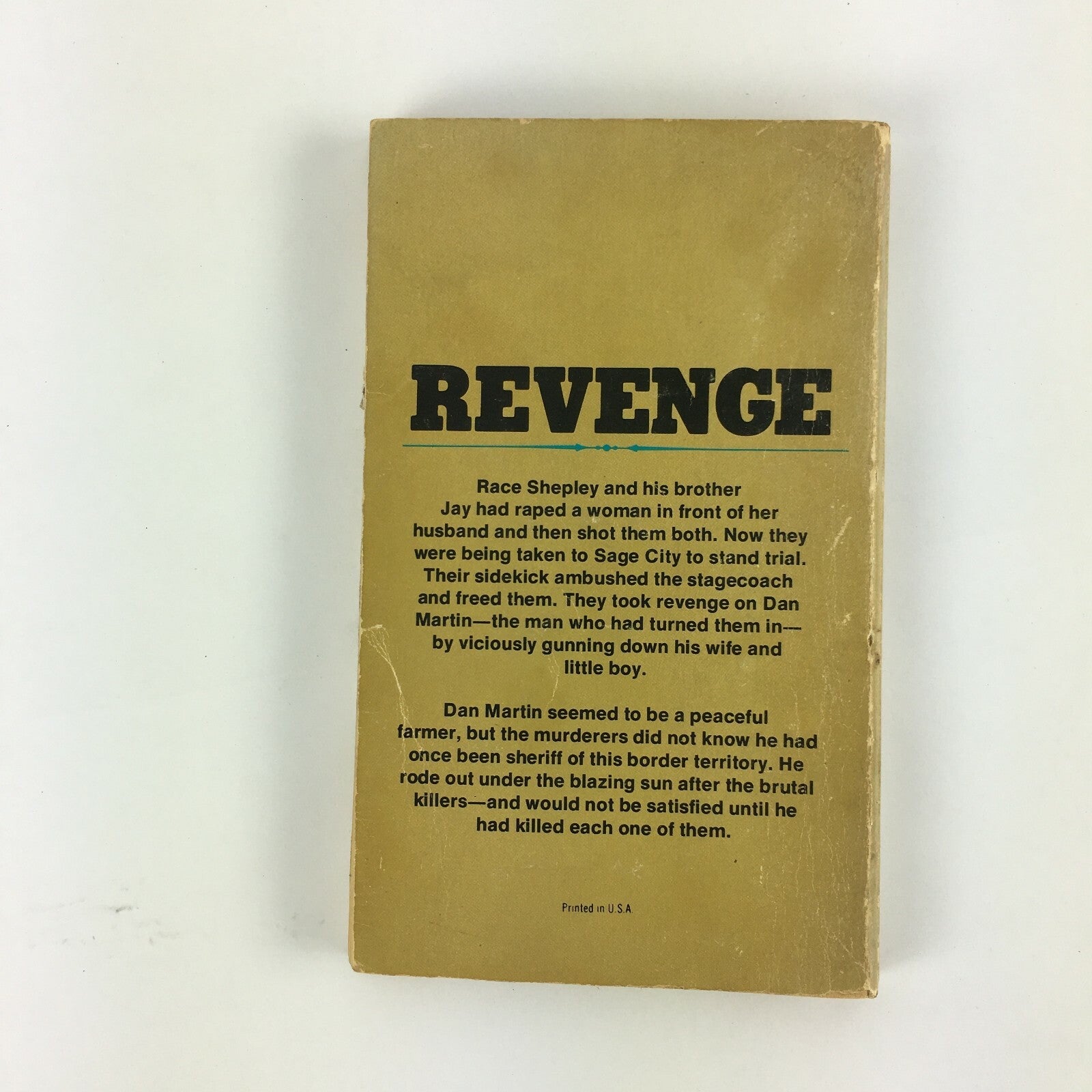 J.L.Bouma Vengeance He wouldn't give up until He had Caught The killers....