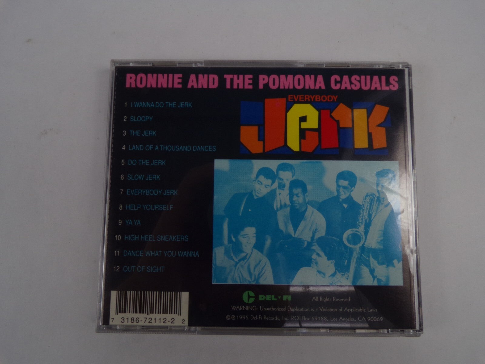 Everybody Jerk Ronnie & The Pomona Casuals Sloopy The Jerk Ya Ya  CD#41
