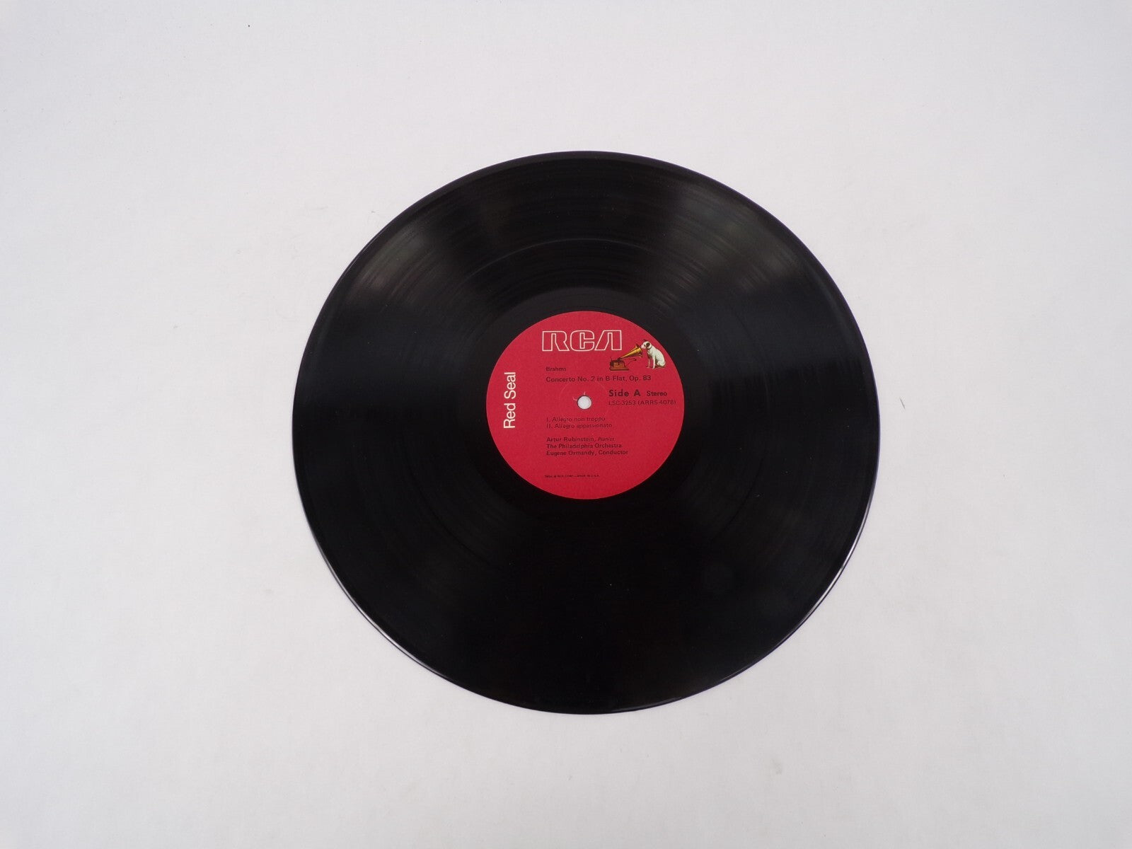 Brahms Concerto No.2 Allegro Non Troppo Allegro Appassionato Vinyl Record