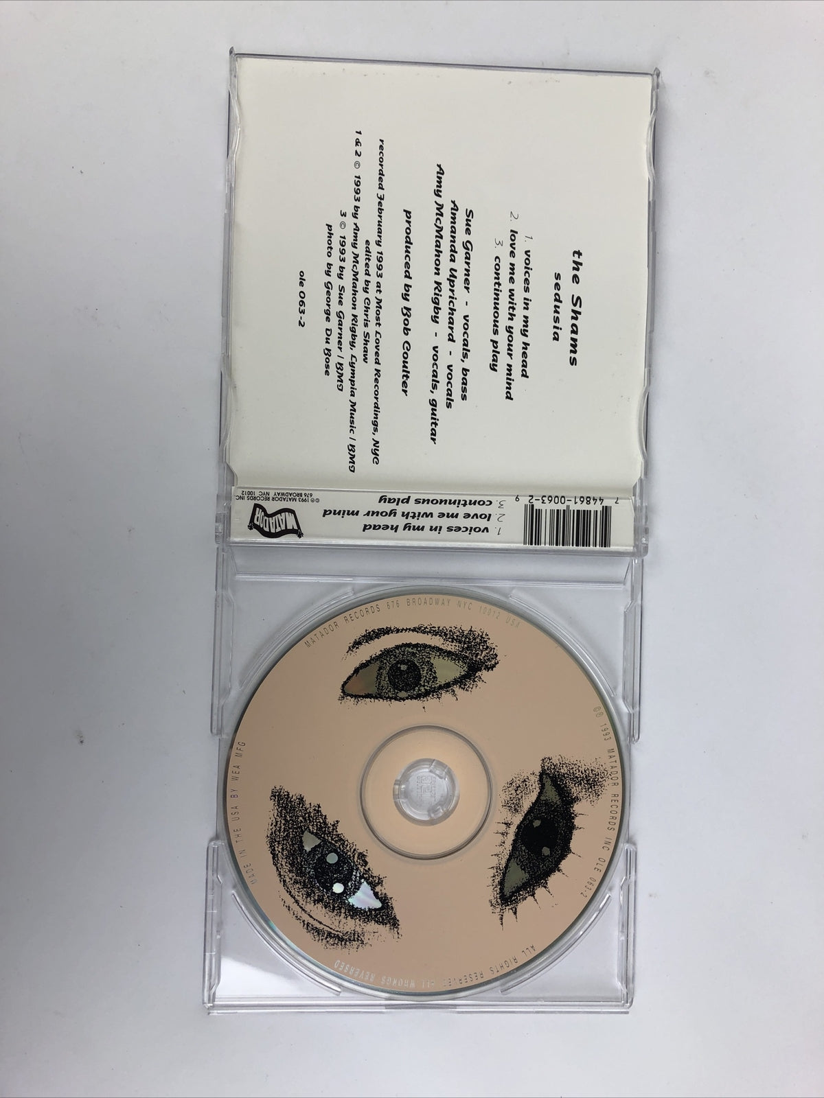 THE SHAMS - Sedusia - CD - 1993 MATADOR RECORDS ** Mint Disc Guaranteed ** #9