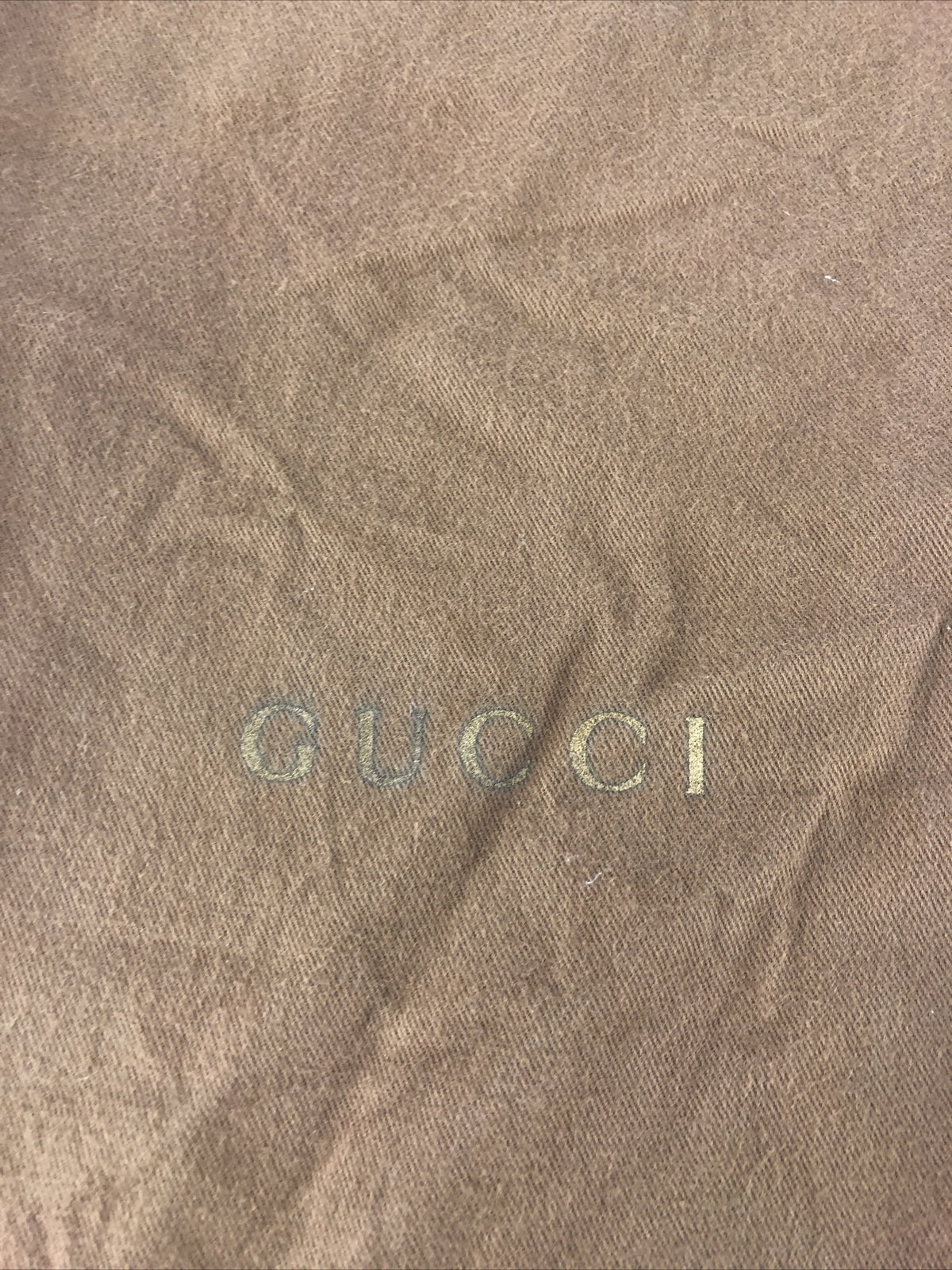 AUTHENTIC GUCCI DUST Drawstring Dust Bag Cover 14.5" x 9" -Fast Free Shipping