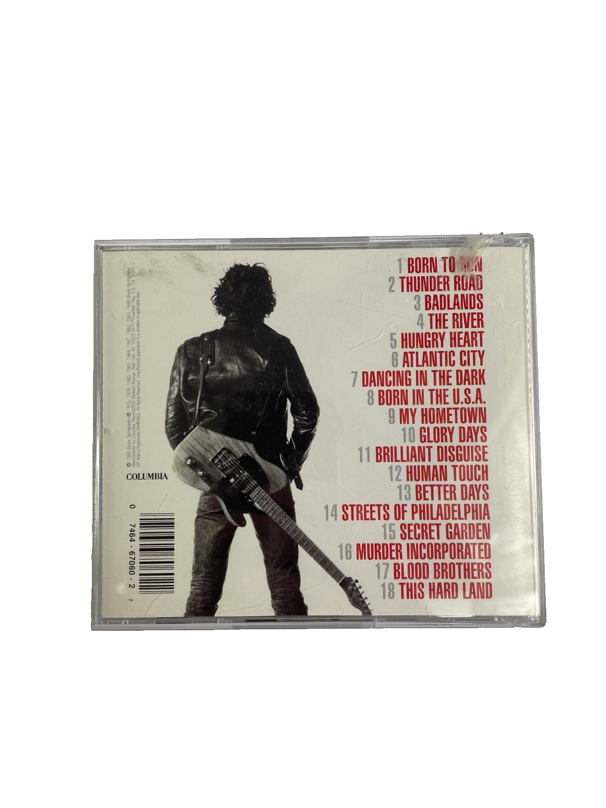 Bruce Springsteen Greatest Hits Born To Run Thunder Road Badlands The River CD#6