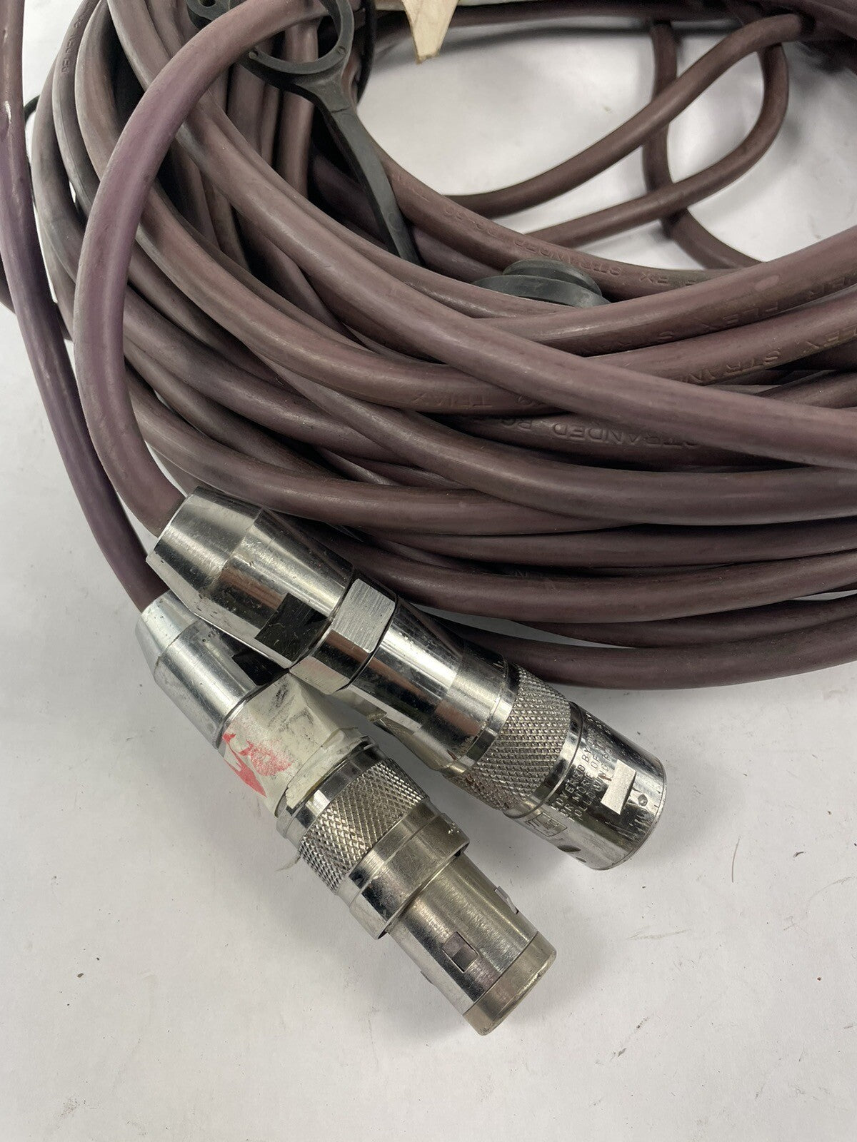 ADC 100ft Commscope TCP-B38 ProAx Triaxial Male & Female Camera Connector 75 ohm