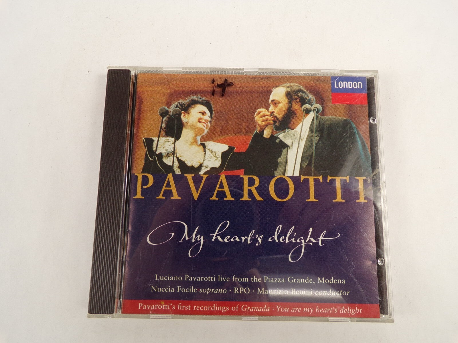 Pavarotti My Heart's Delight Signore, Ascolta! Vilja Granada Brindisi CD#51