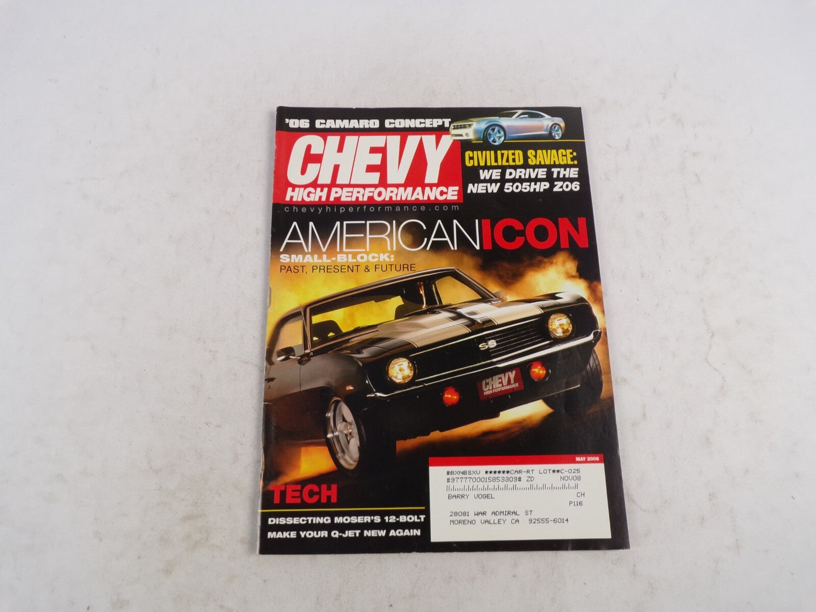 May 2006 Chevy High Performance American Icon Small-Block: Past,Present & Future