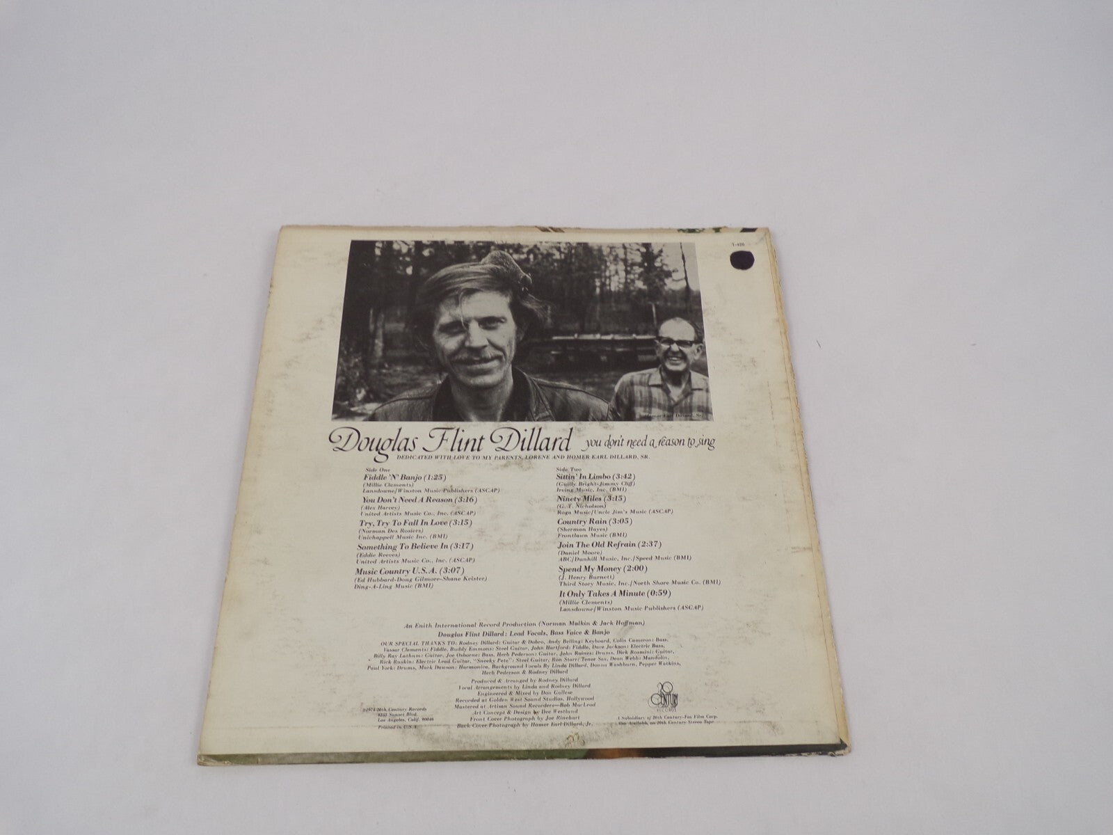 Douglas Flint Dillard Spend My Money Country Rain Music Country Vinyl Record